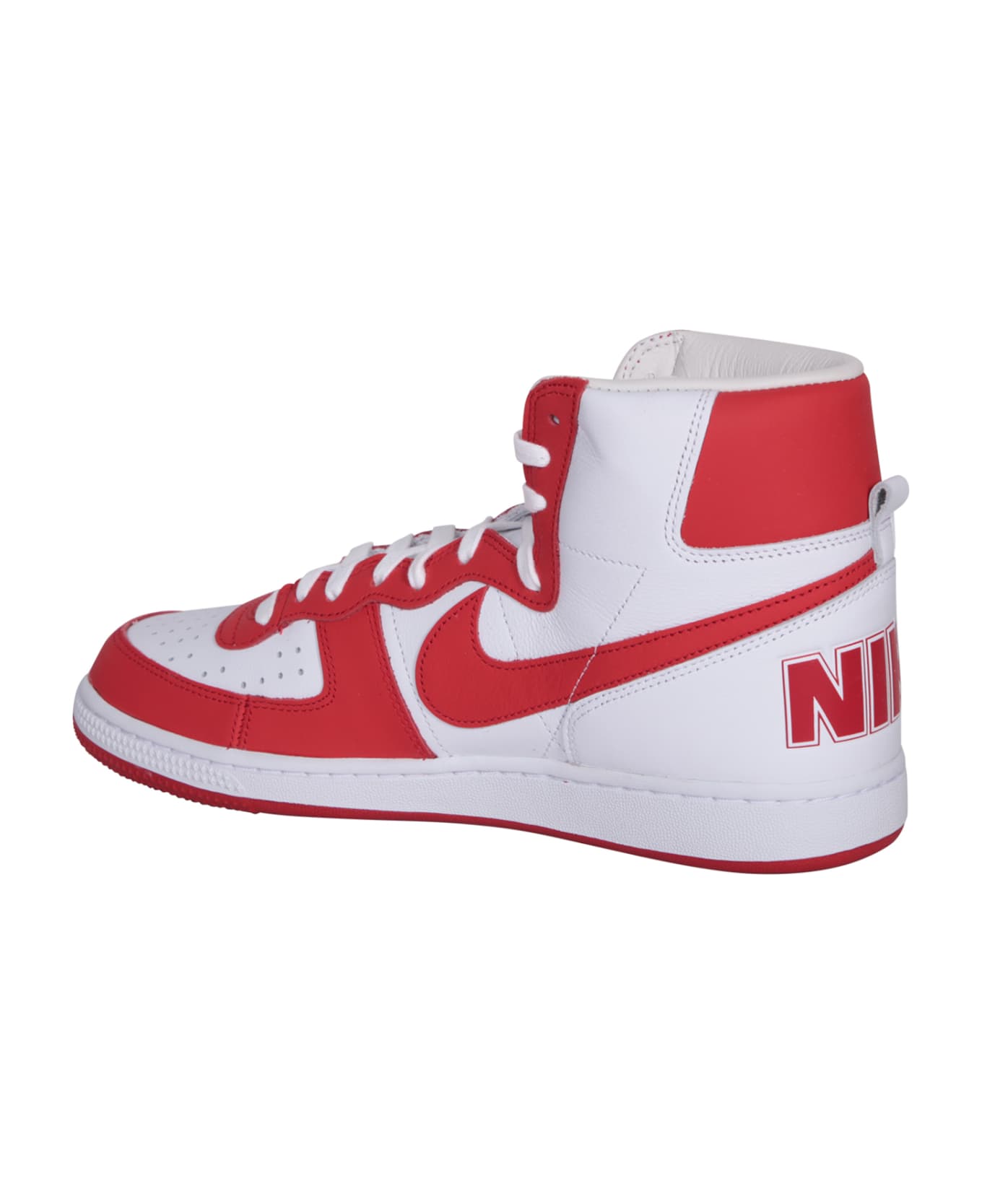 Comme Des Garçons Homme Plus Sneakers High-top Nike Terminator Red/white - Red