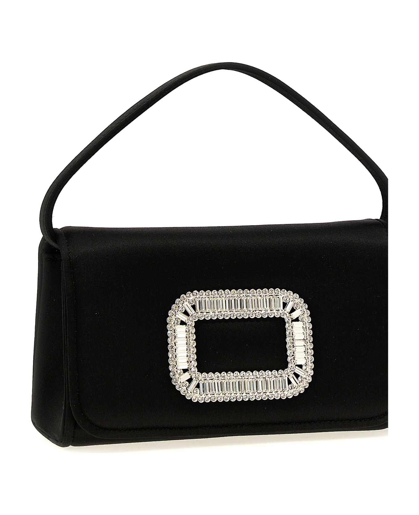 Roger Vivier Pilgrim Micro Bag - Black