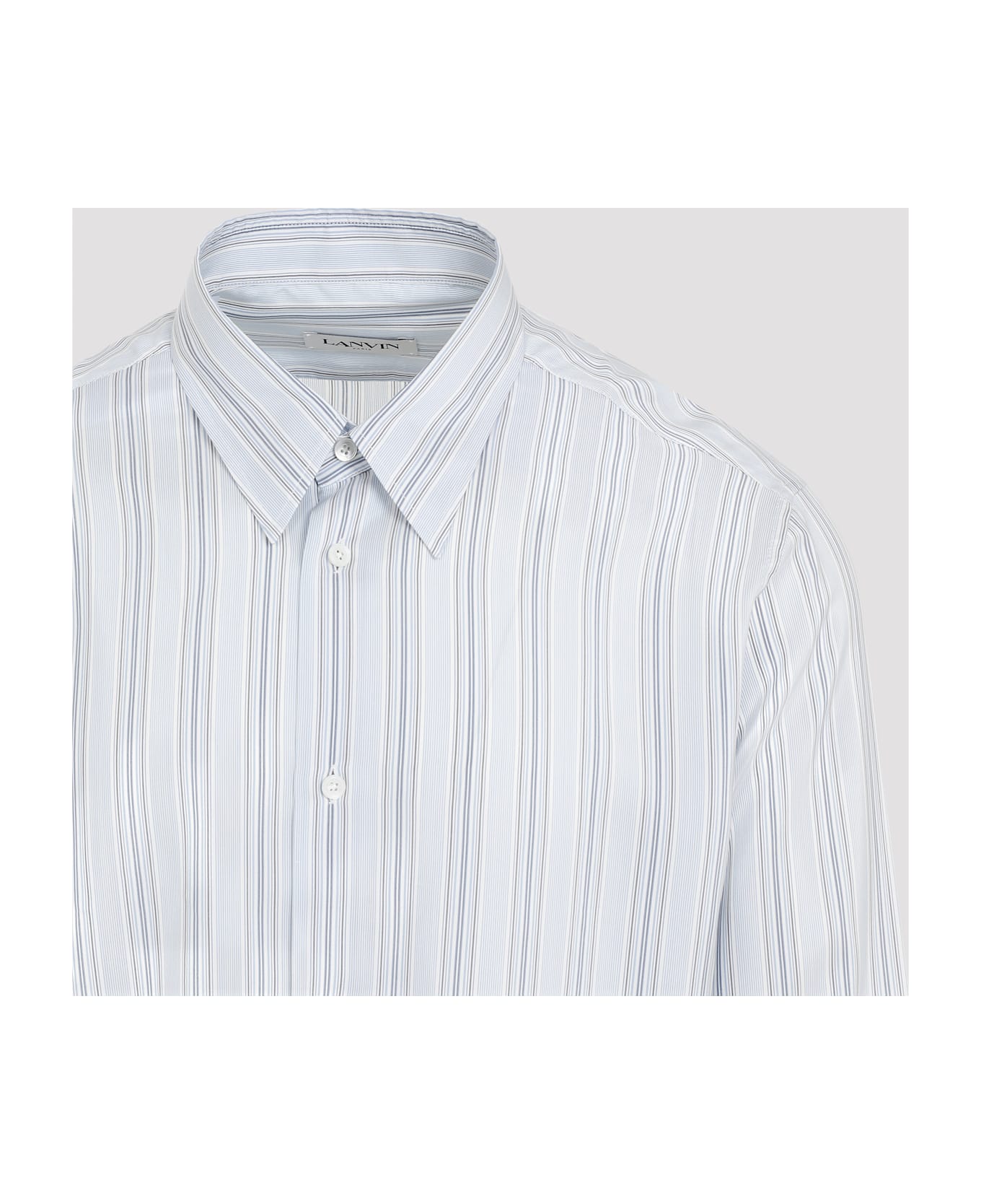 Lanvin Fitted Shirt - Water Blue Light Blue