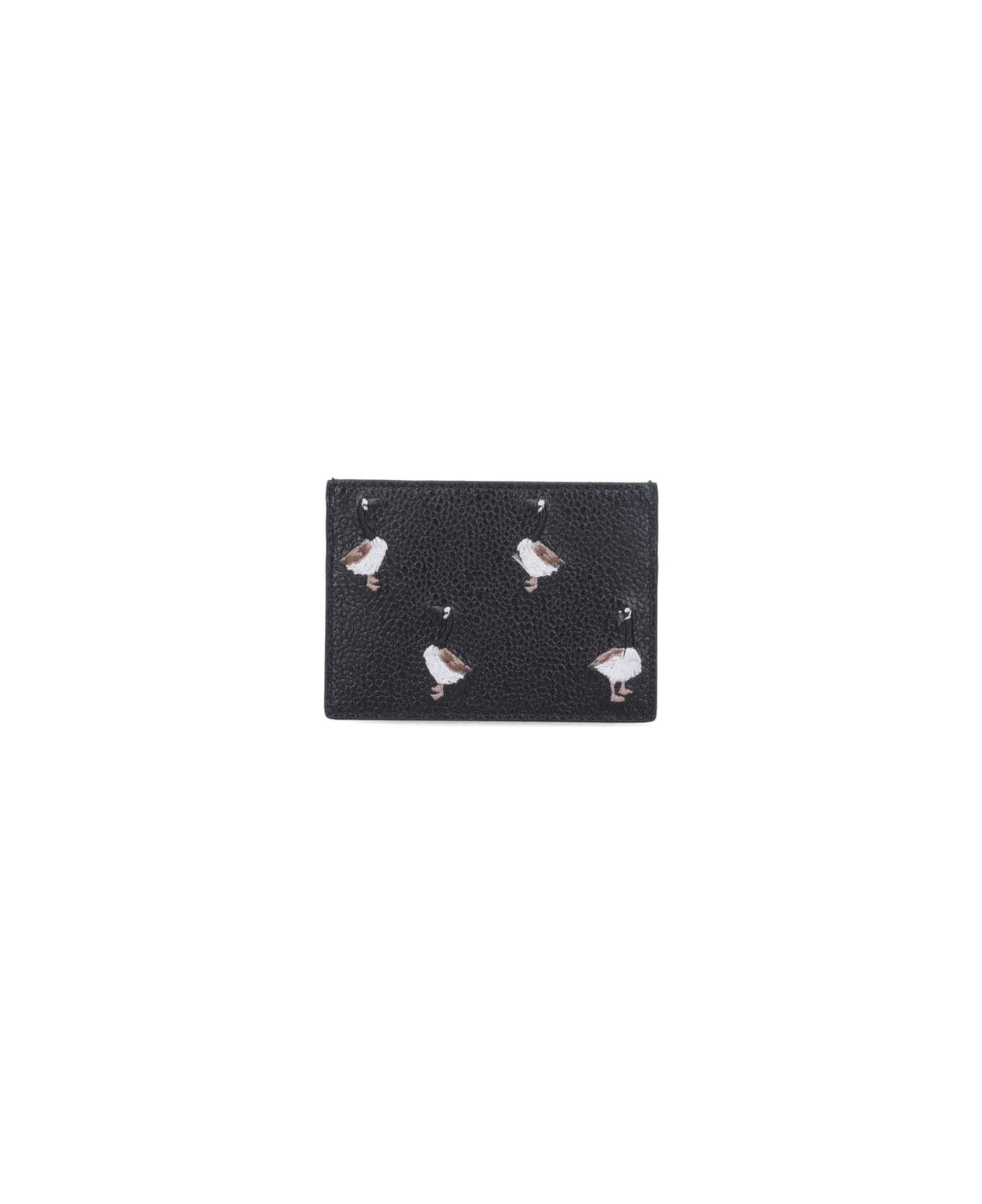 Thom Browne "goose" Card Holder - Black  