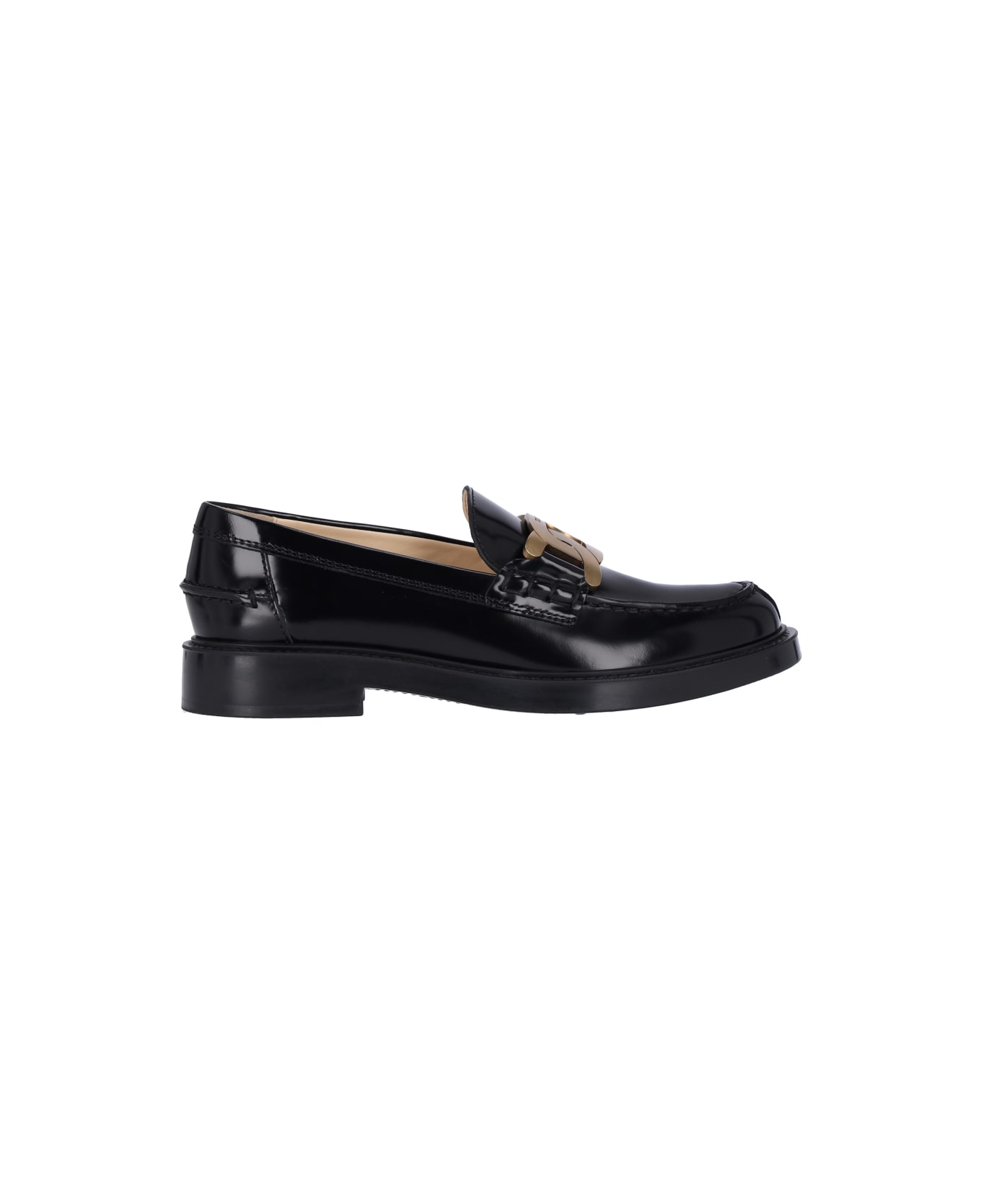 Tod's Buckle Detail Loafers - Black  