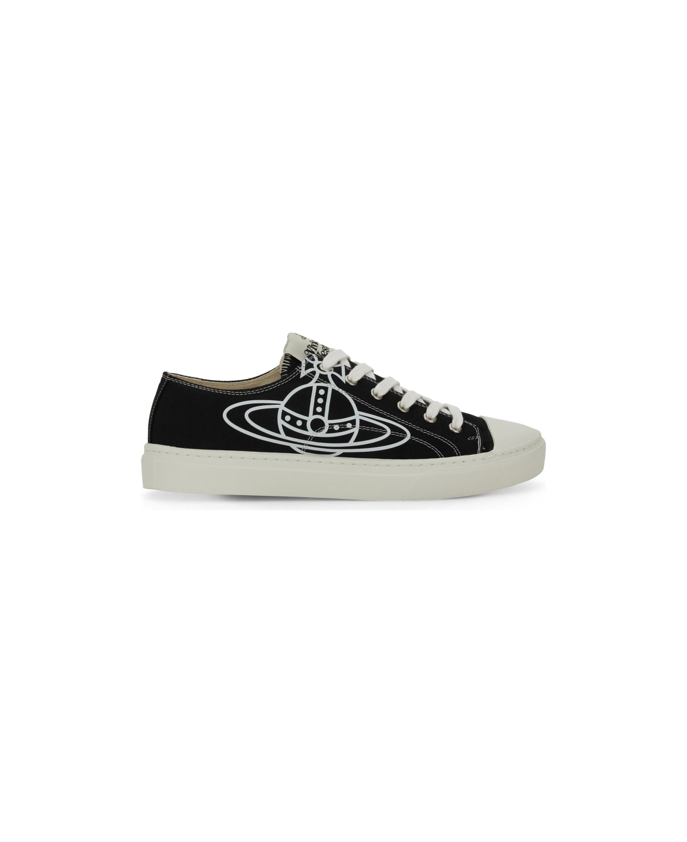Vivienne Westwood Low Top "plimsoll" Sneaker - BLACK