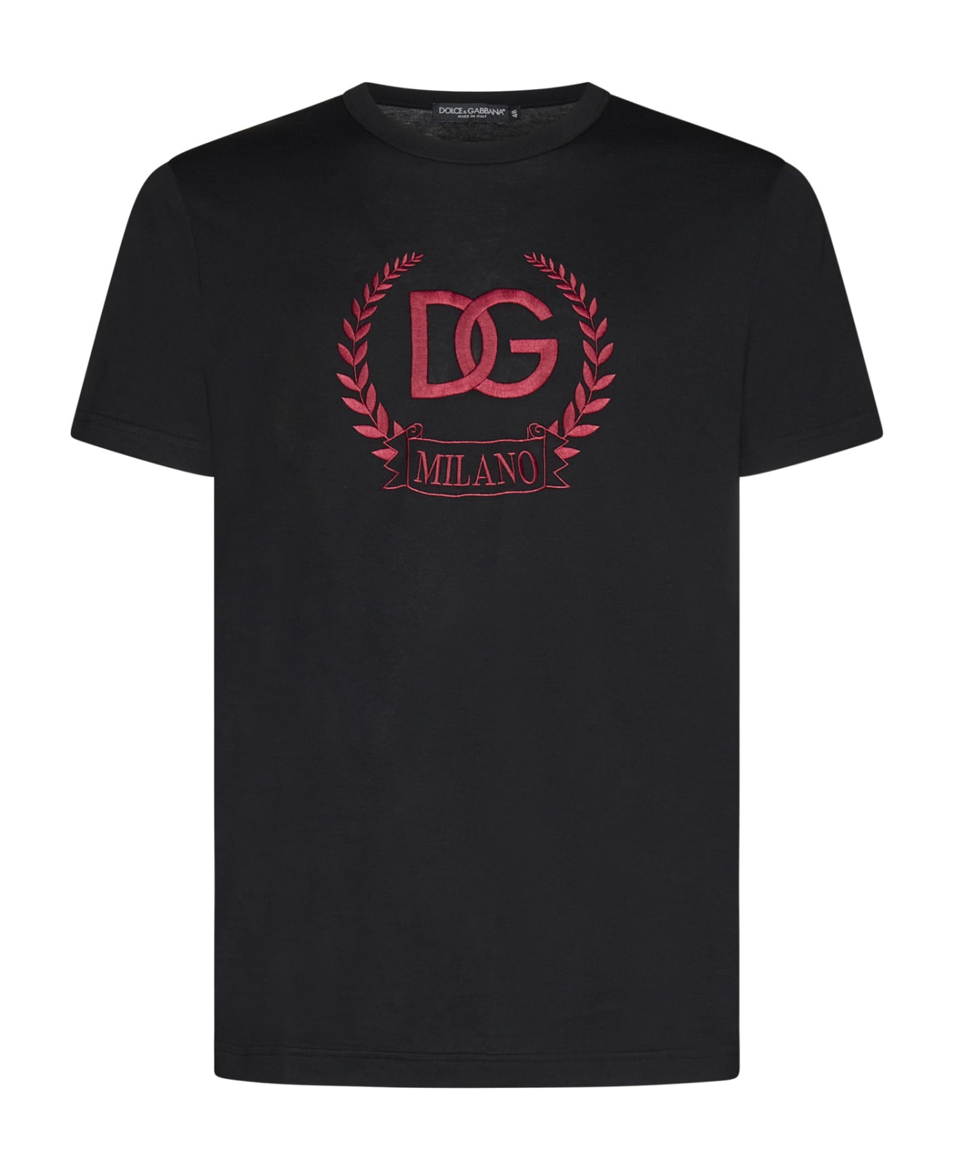 Dolce & Gabbana Logo Milano T-shirt - Black シャツ