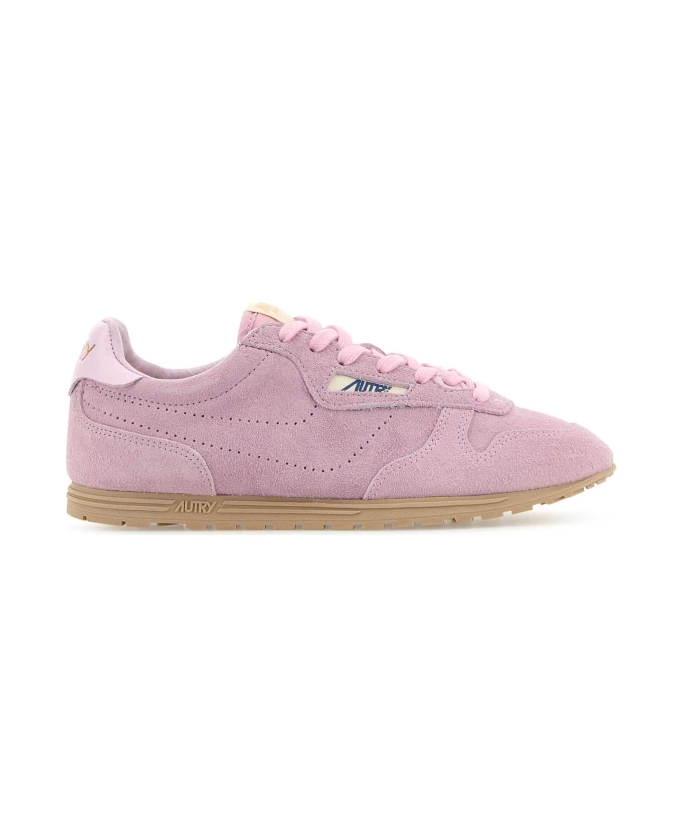 Autry Pink Suede Windspin Sneakers - PB09