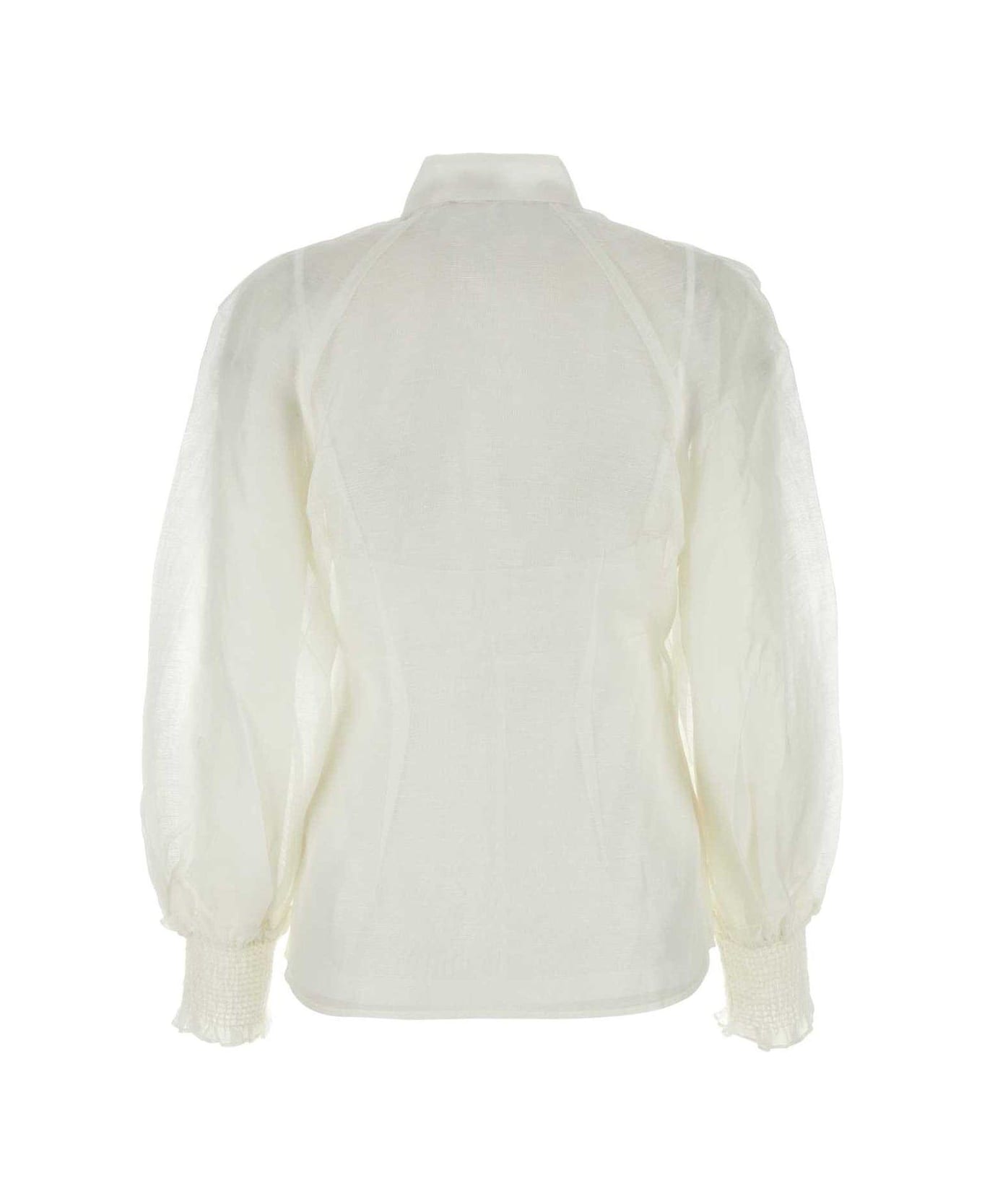 Zimmermann Natura Semi-sheer Shirt - White