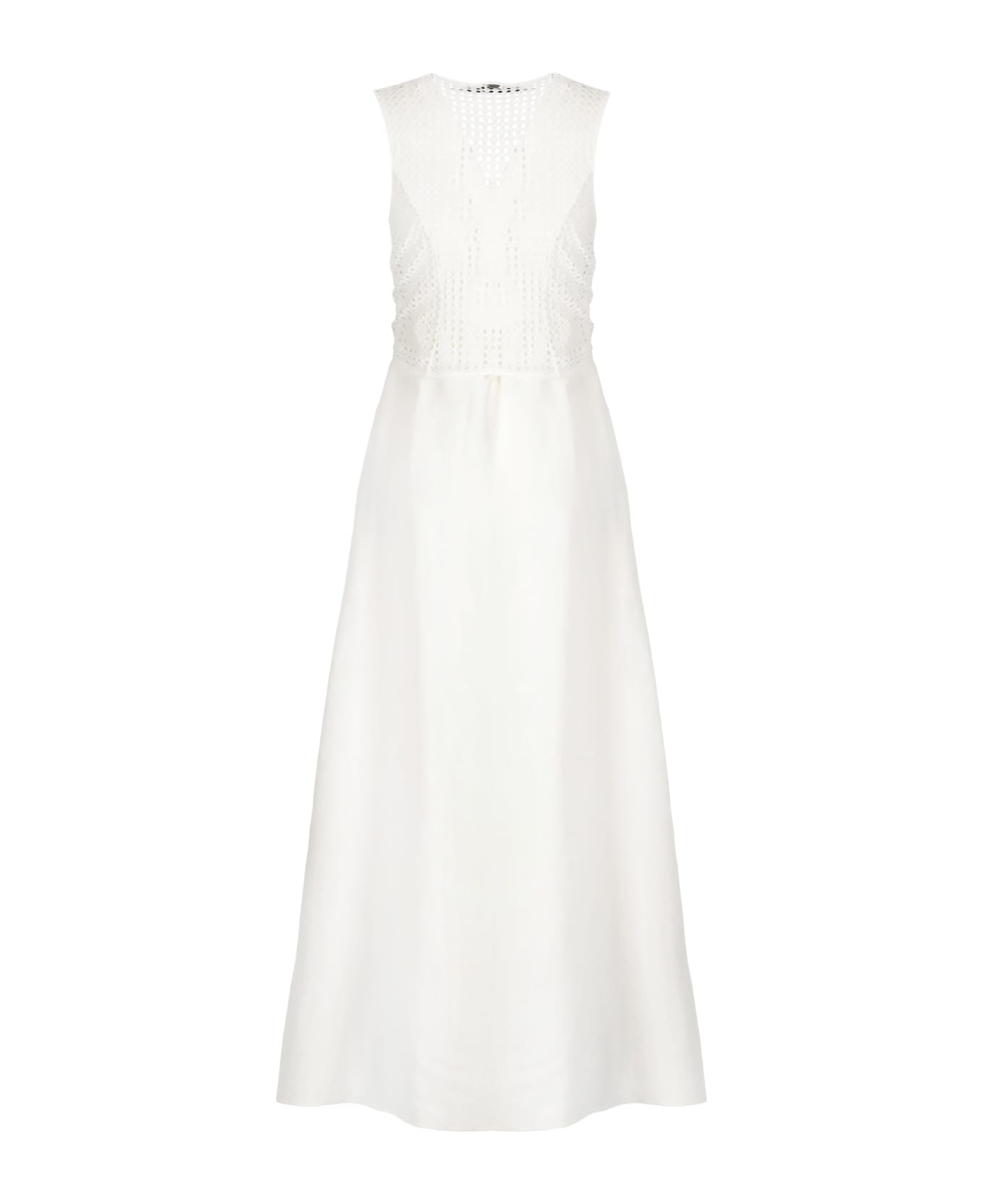 Herno Viscose Dress - White