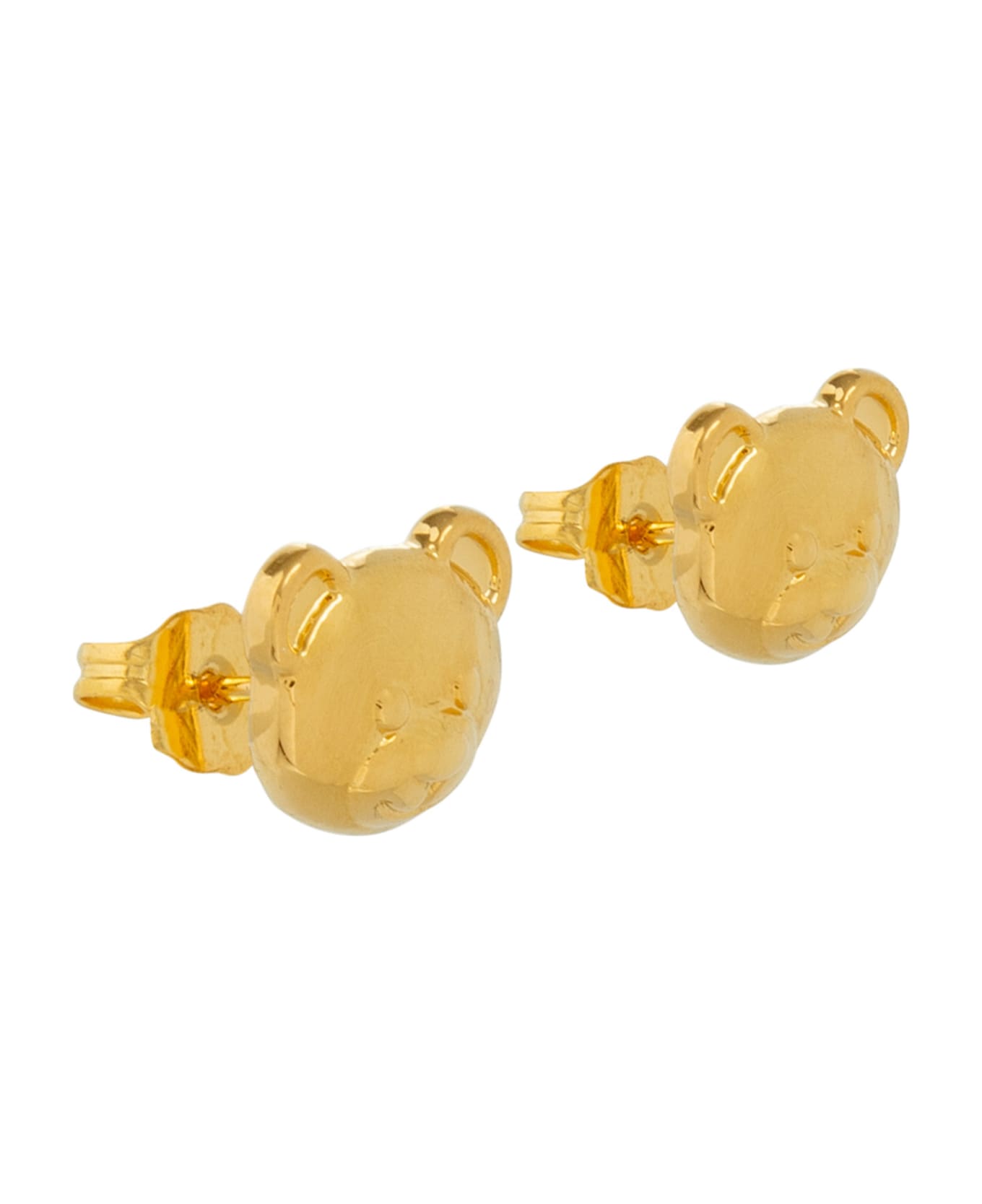 Moschino Teddy Bear Earrings - Gold