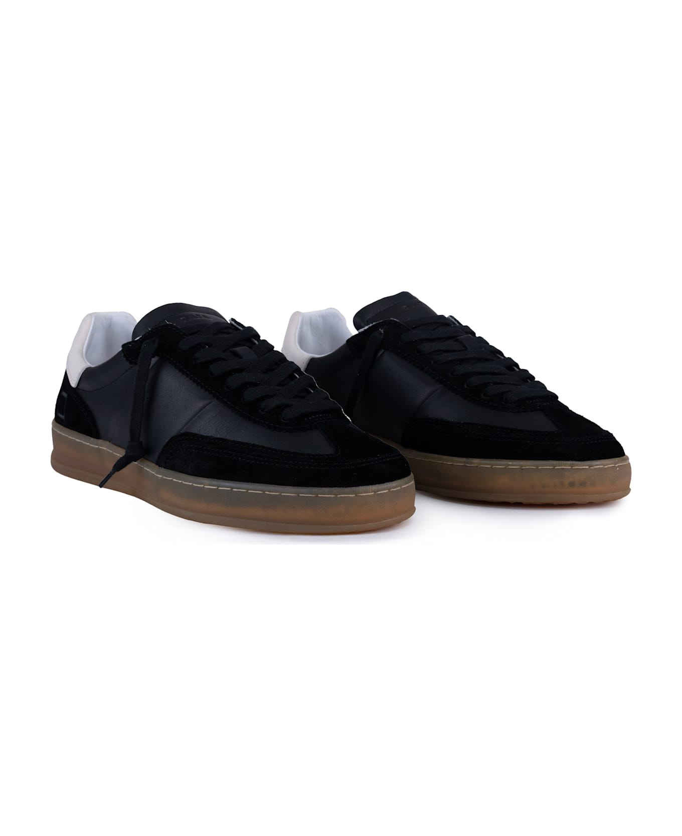 D.A.T.E. Sporty Mono Sneakers - Bk Black