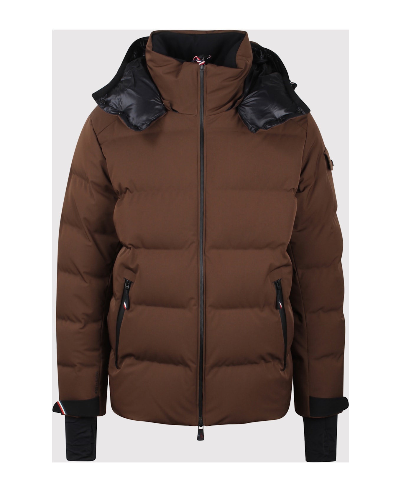 Moncler Grenoble Short Down Jacket Montgetech - Brown