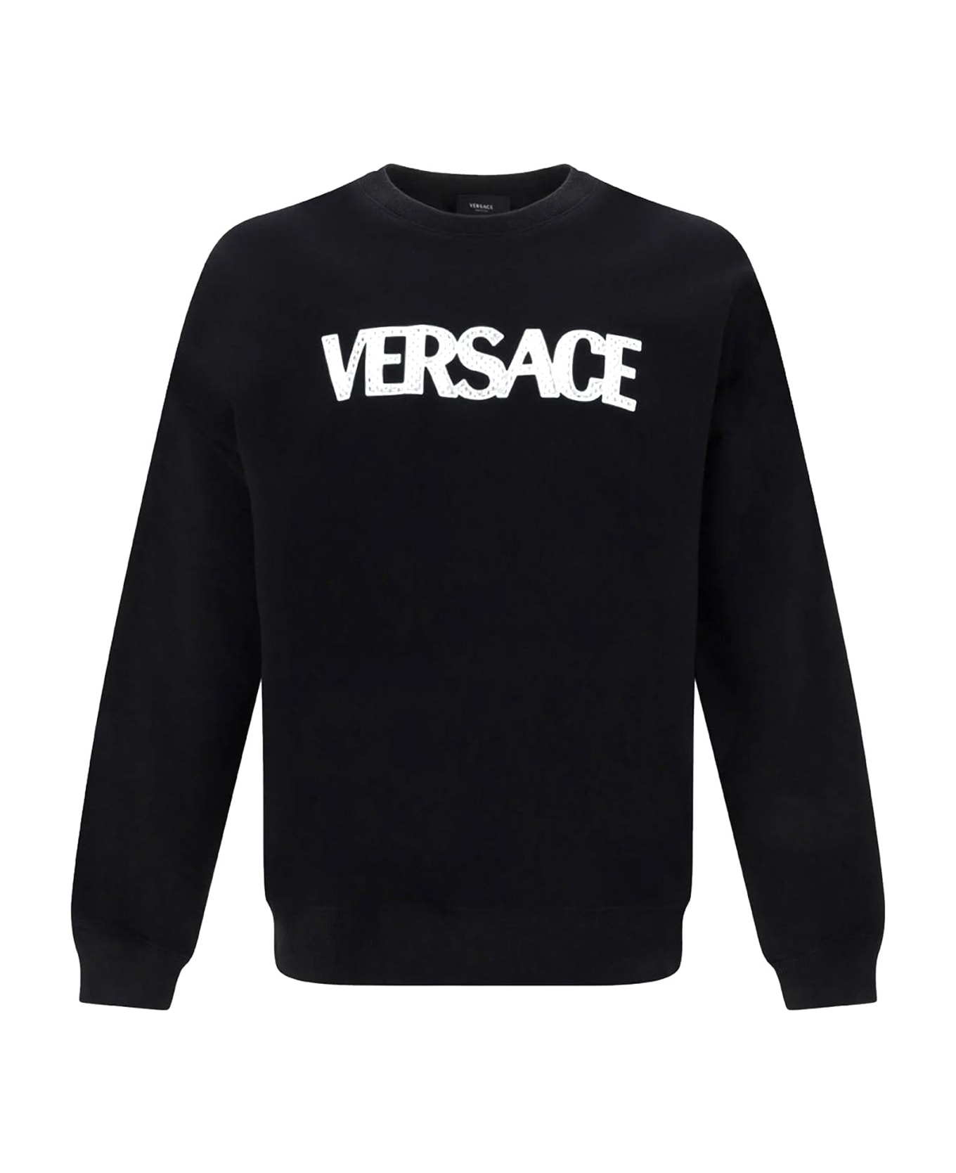 Versace Logo Sweartshirt - Black