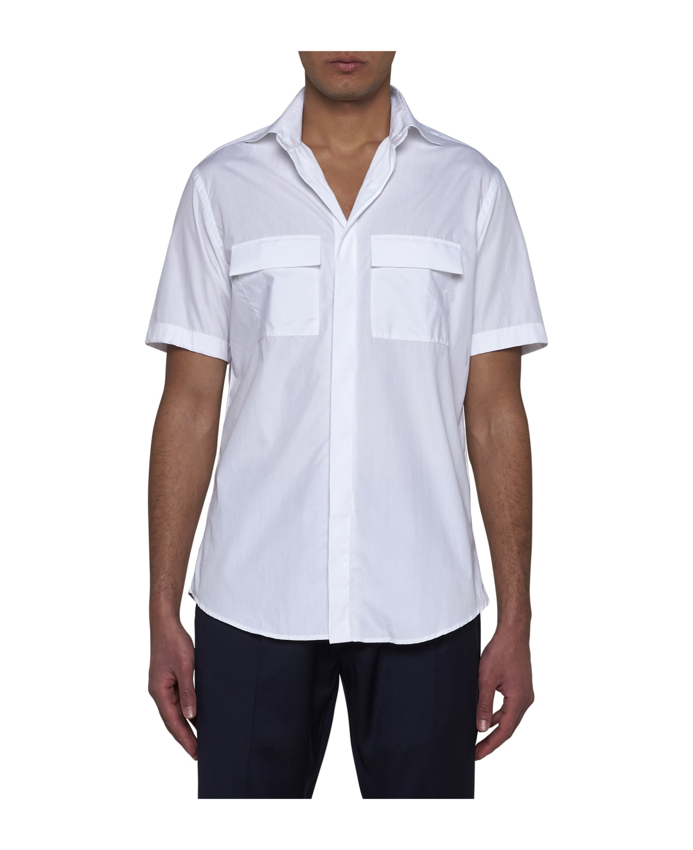 Low Brand Shirt - White シャツ