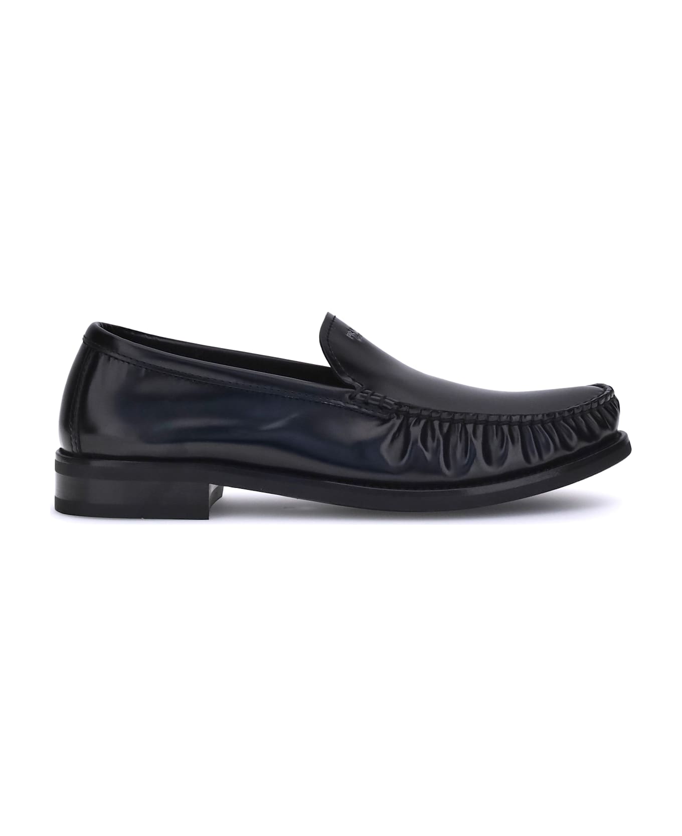 Prada Brushed Leather Loafers