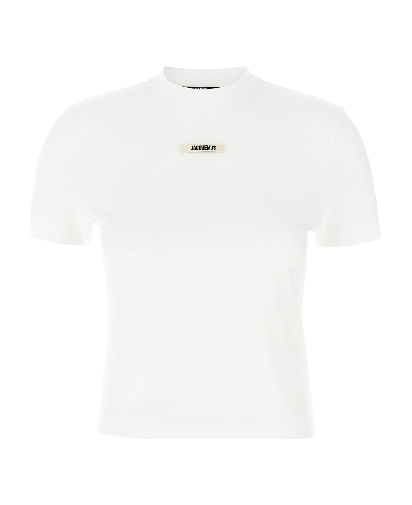 Jacquemus 
le T-shirt Gros-grain
 T-shirt - White