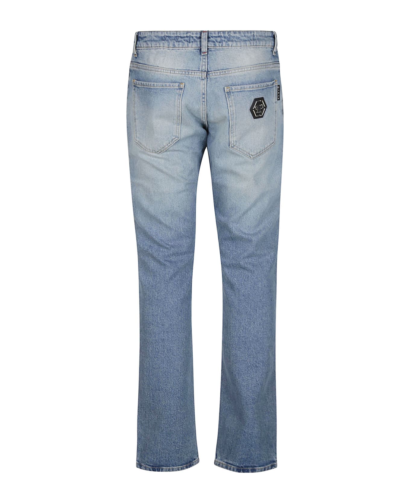 Philipp Plein Super Straight Jeans - A Azure Blue