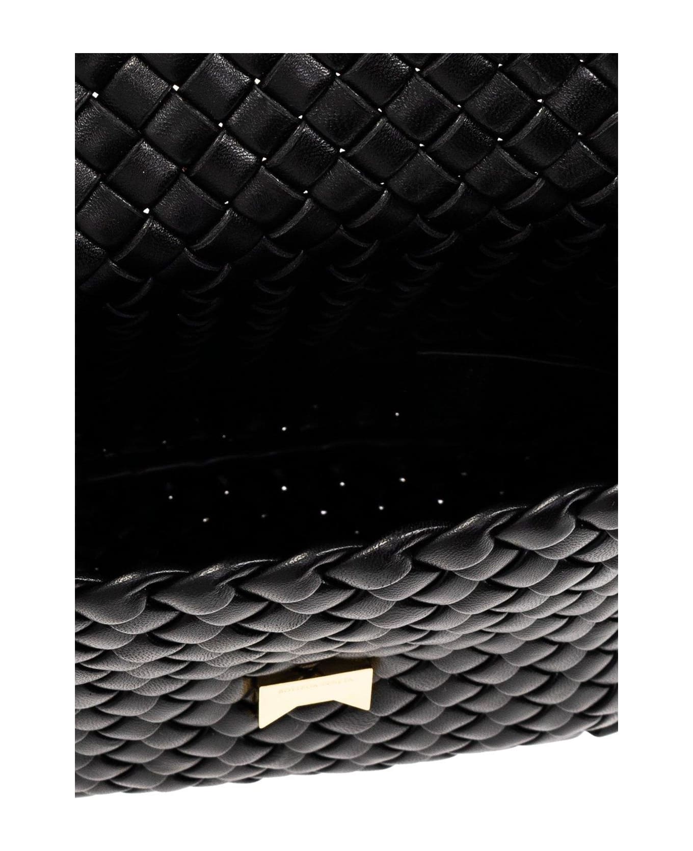 Bottega Veneta Cobble Shoulder Bag - Black