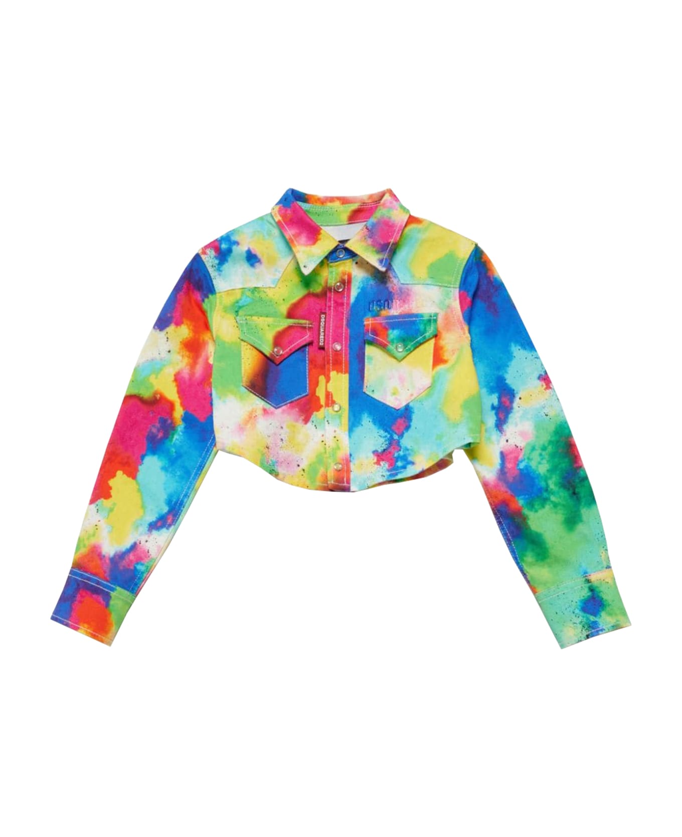 Dsquared2 Cropped Shirt - Multicolor