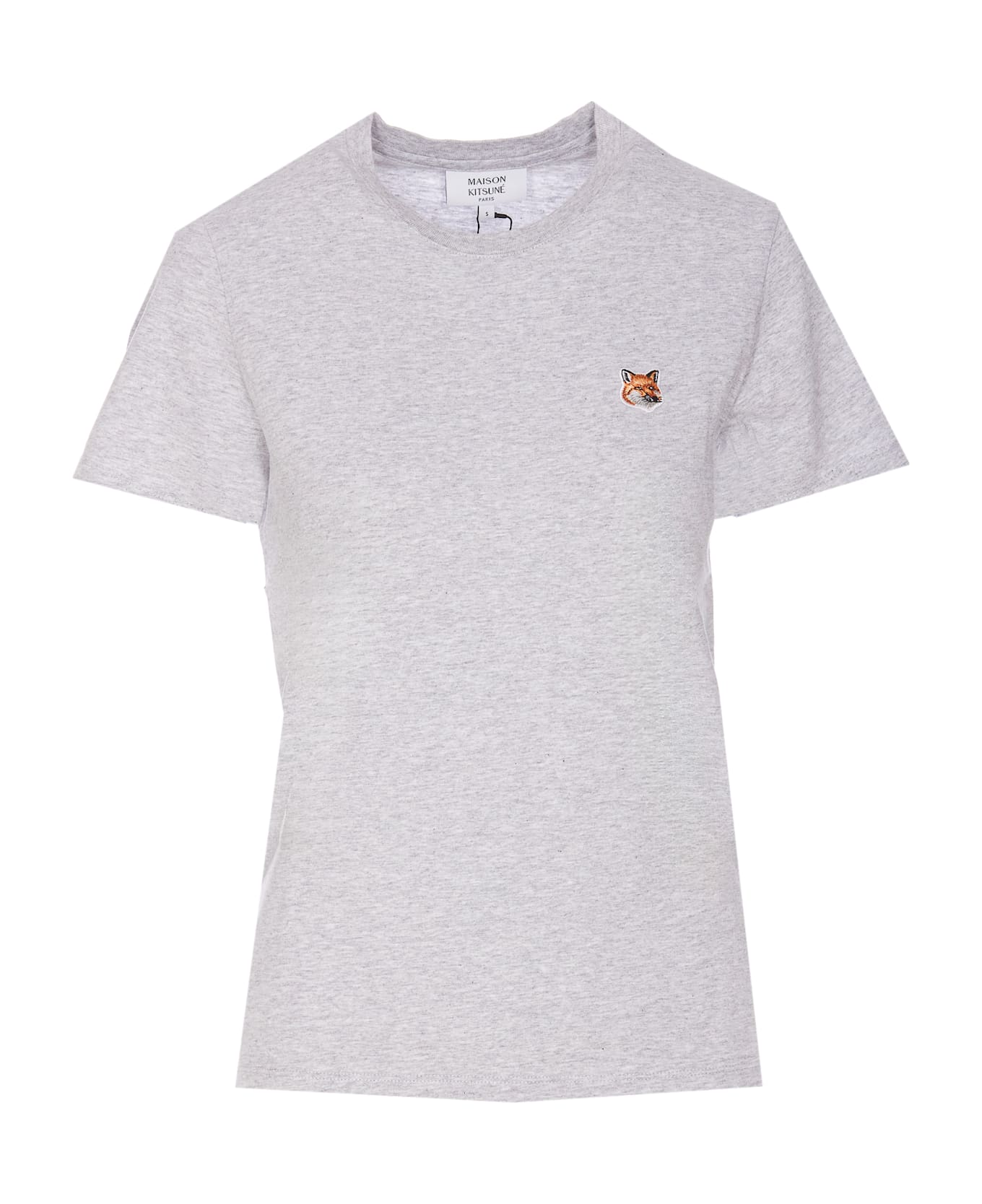 Maison Kitsuné Fox Head Patch Regular T-shirt - Grey