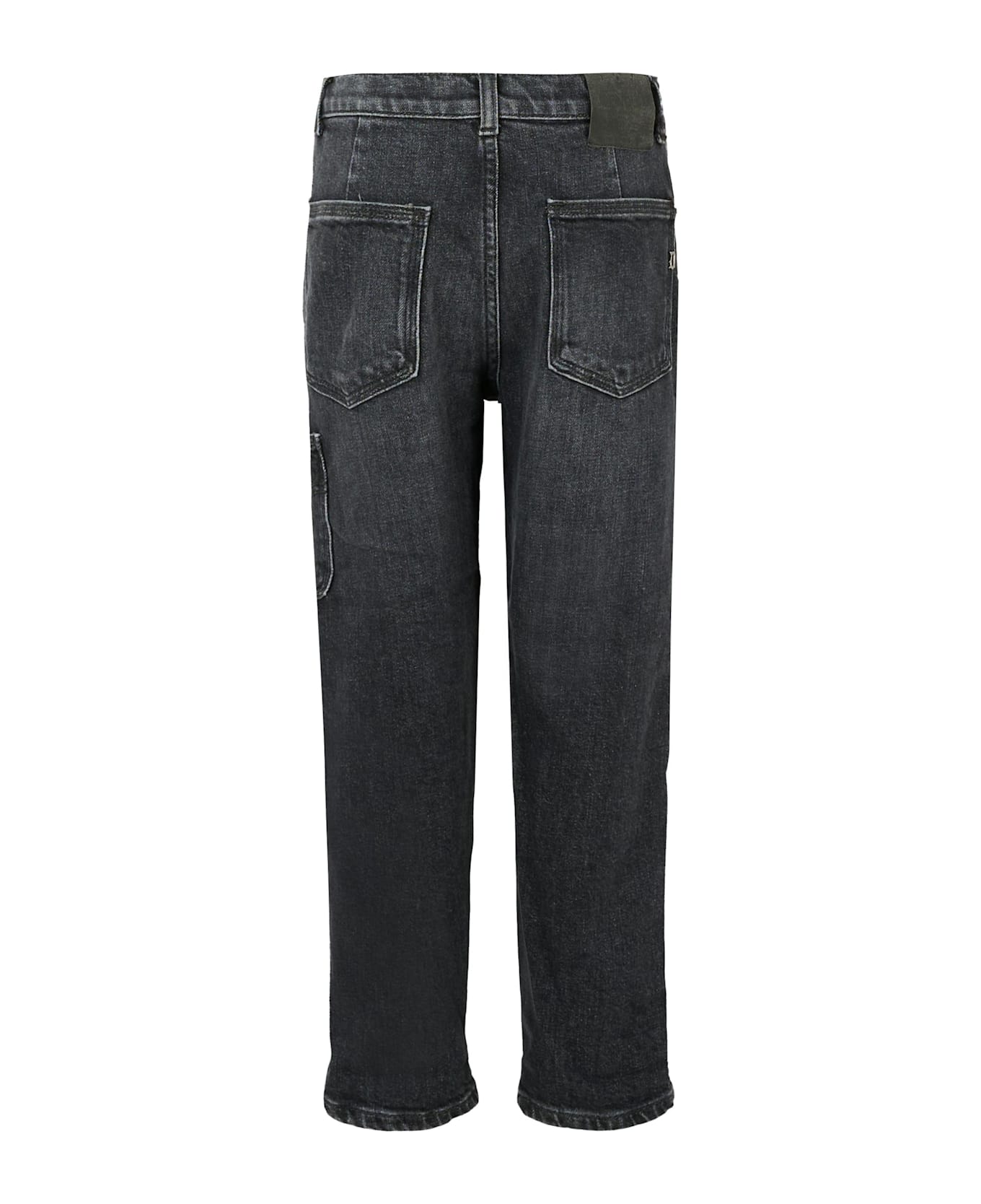 Dondup Black Jeans For Boy With Logo - Black