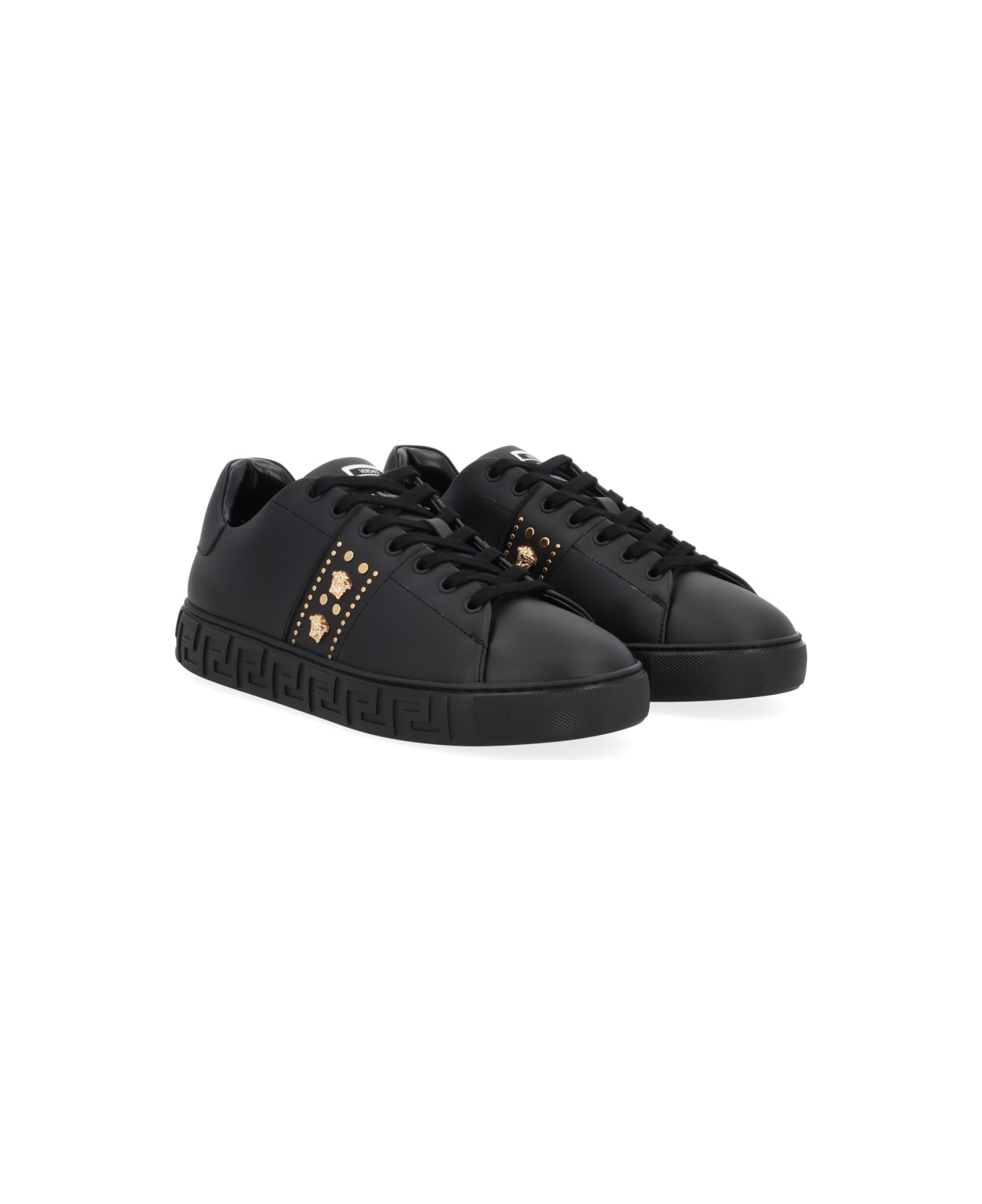 Versace "greek" Sneaker - BLACK