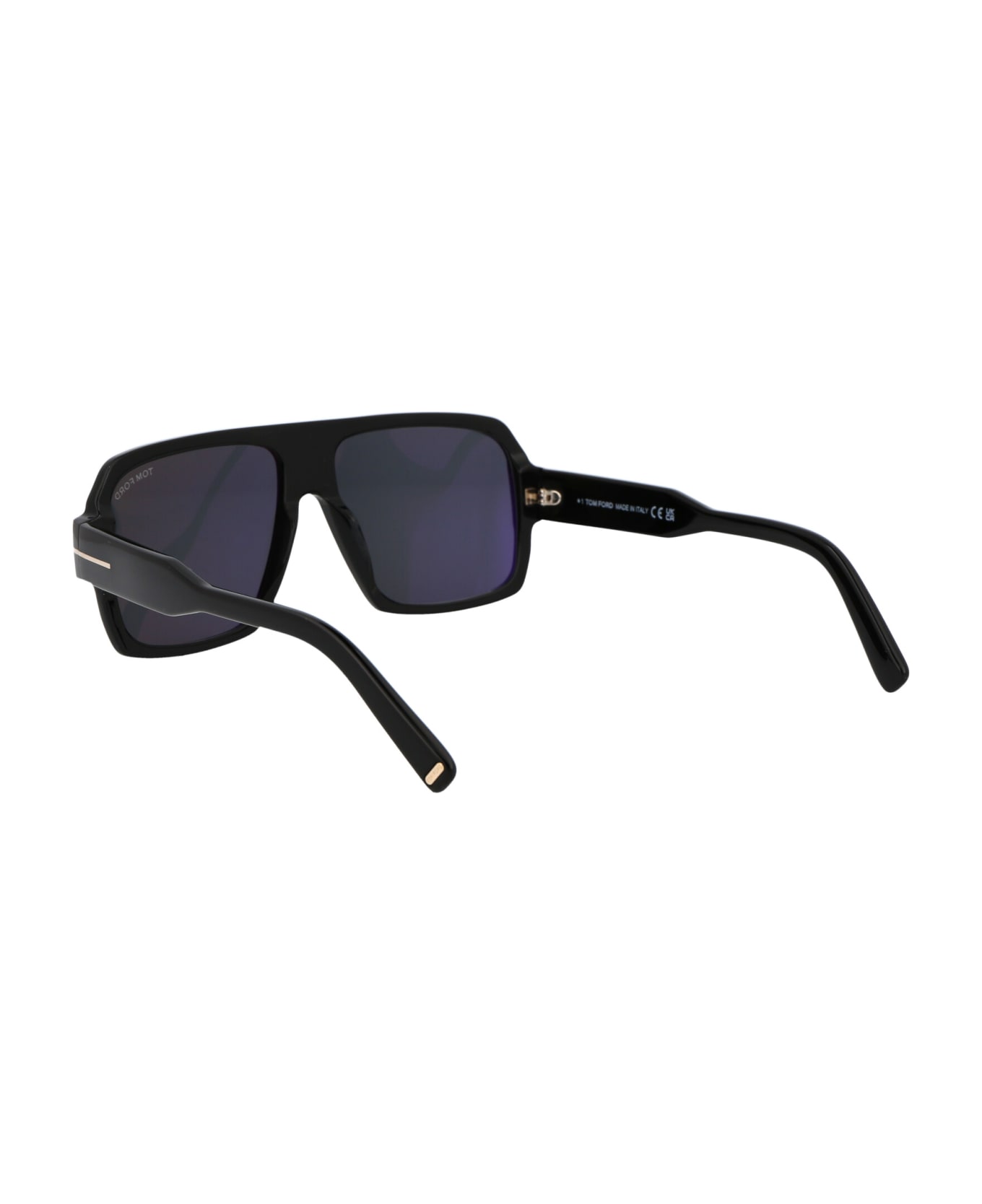 Tom Ford Eyewear Camden Sunglasses - 01A Nero Lucido / Fumo