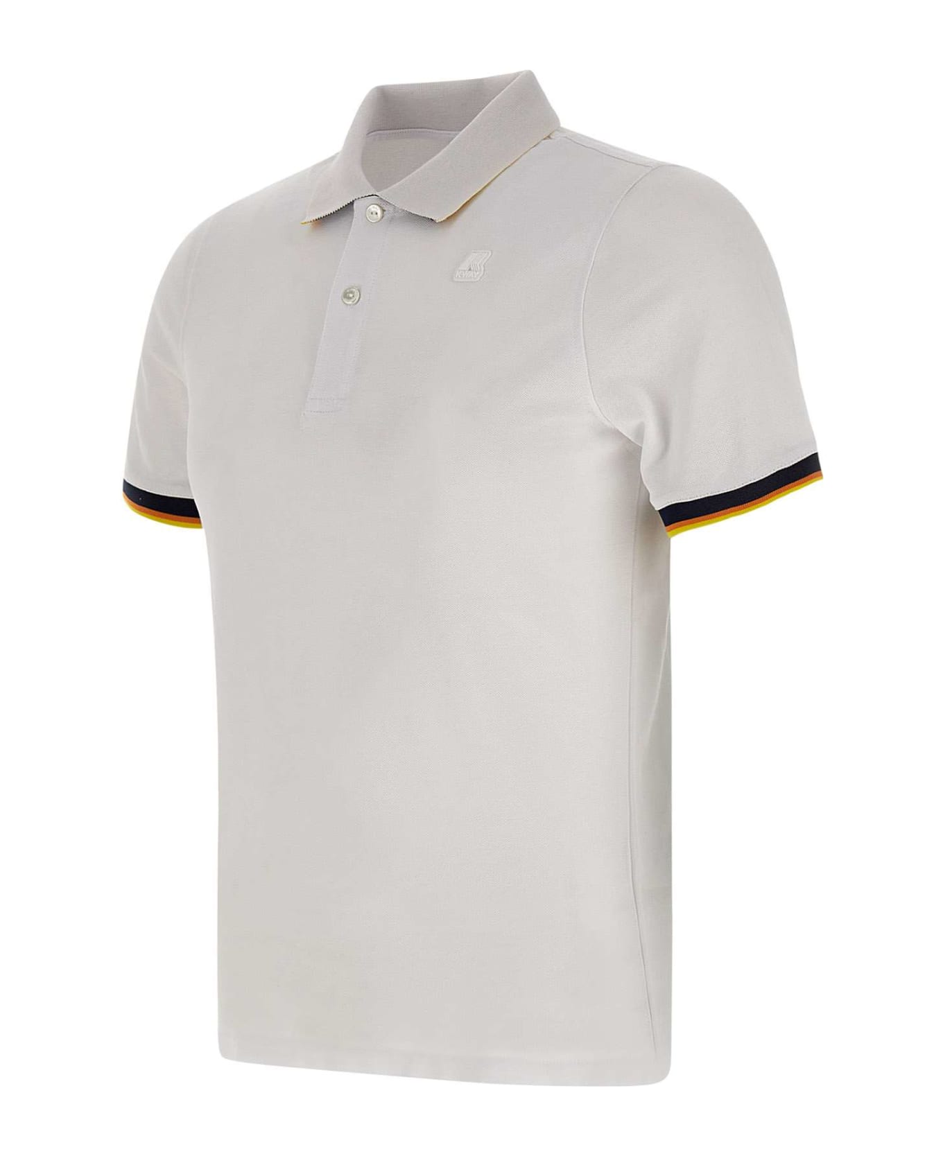 K-Way 'vincent' Cotton Polo Shirt K-Way - WHITE ポロシャツ