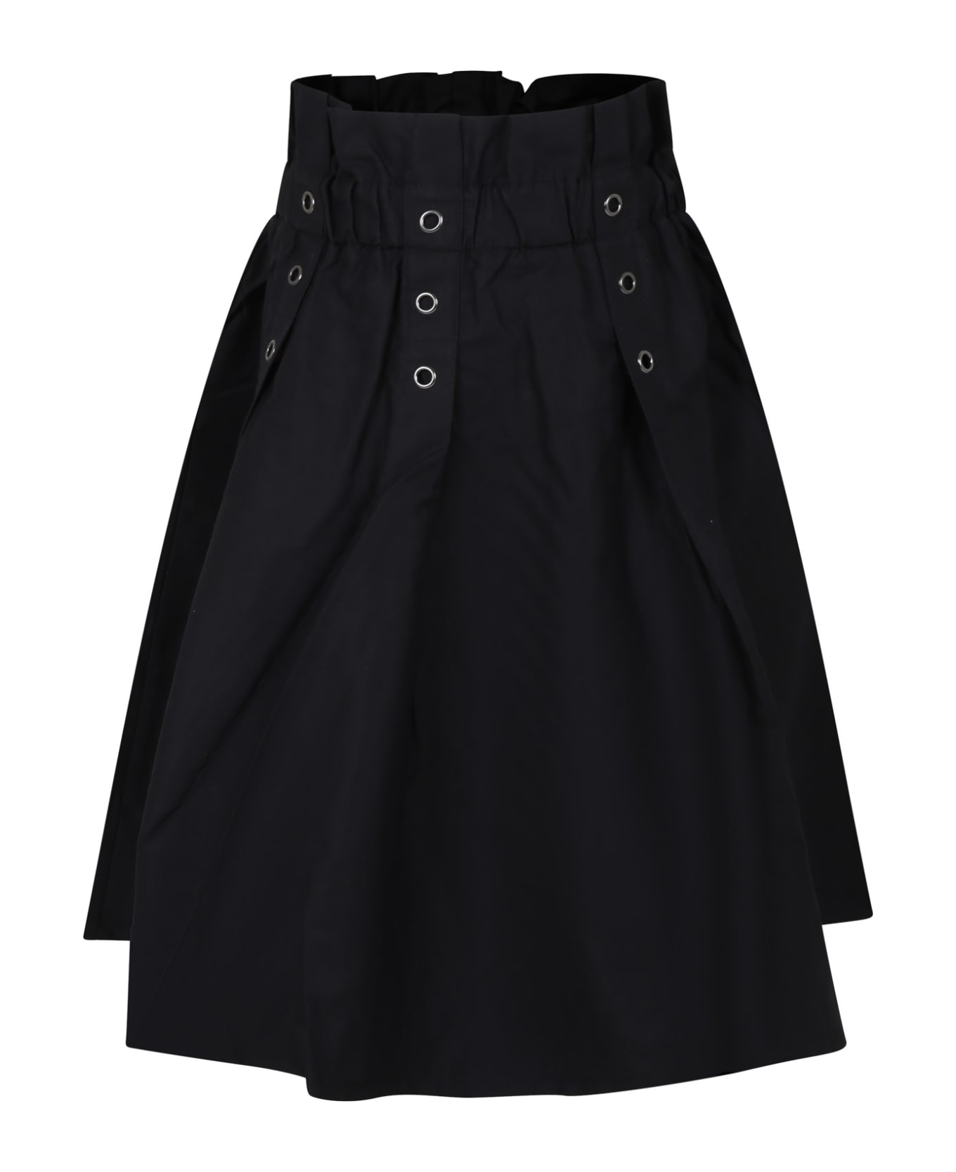 DKNY Black Casual Skirt For Girl - Black ボトムス