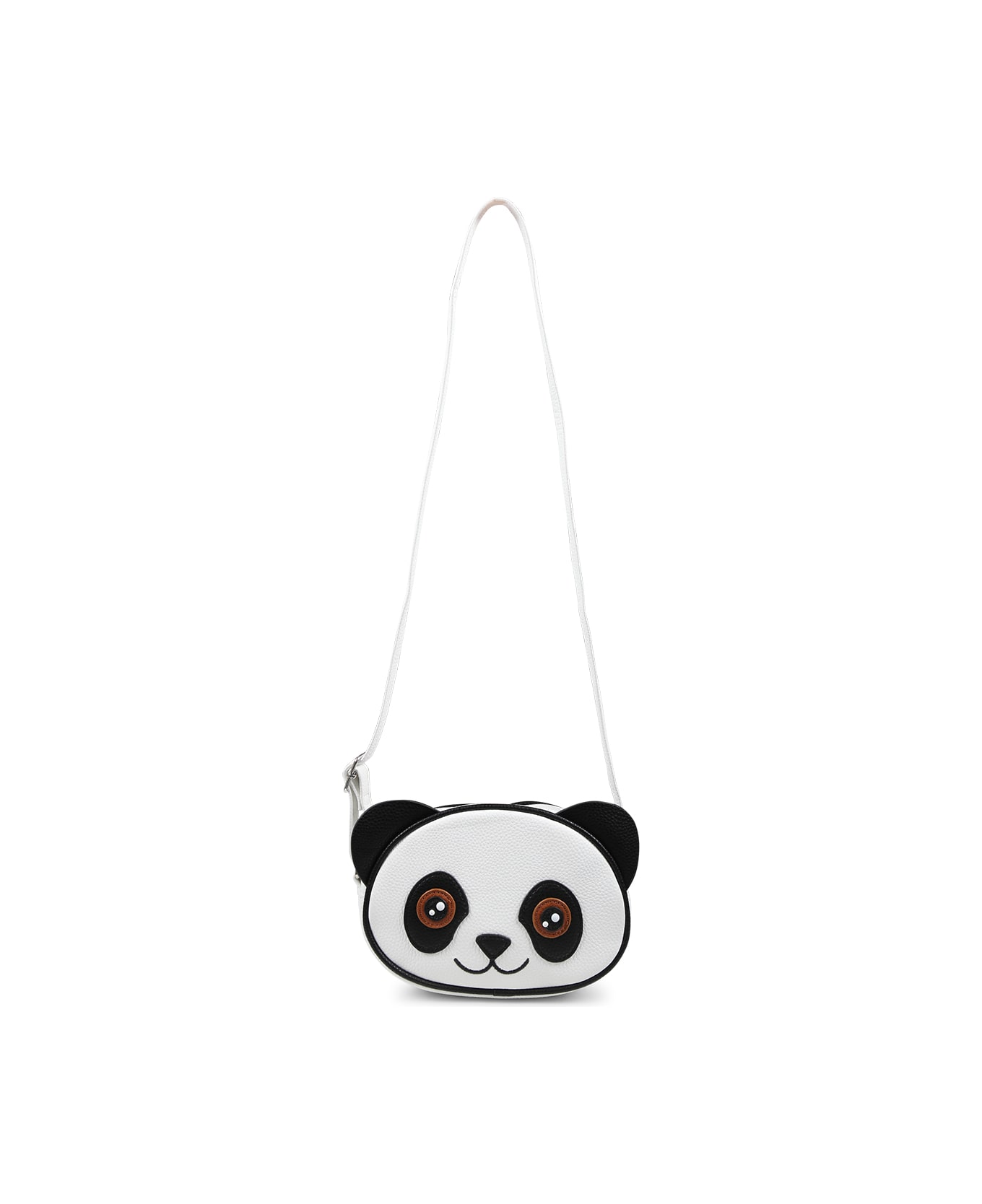 Molo White Bag For Girl With Panda - White