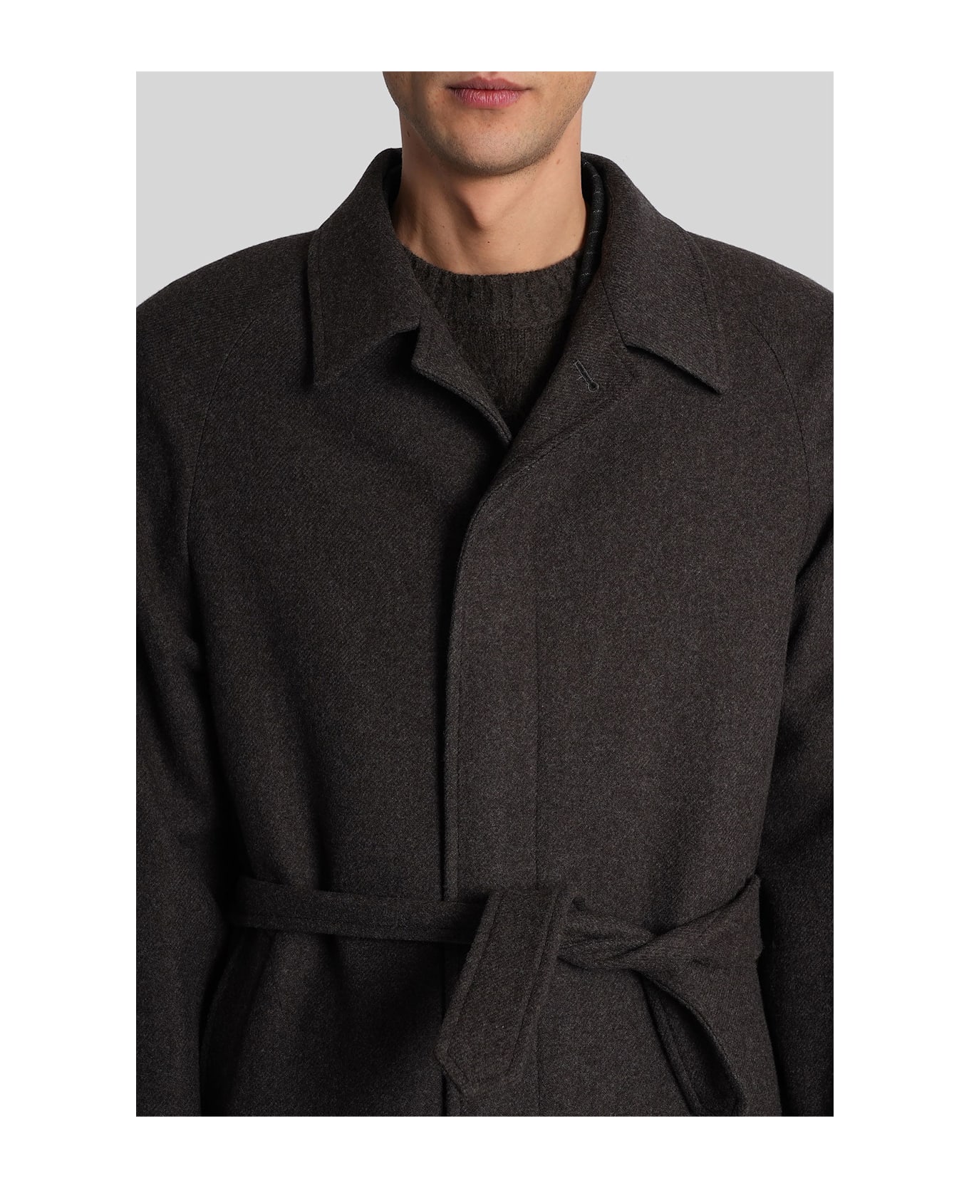 Paura Arthur In Brown Wool - brown