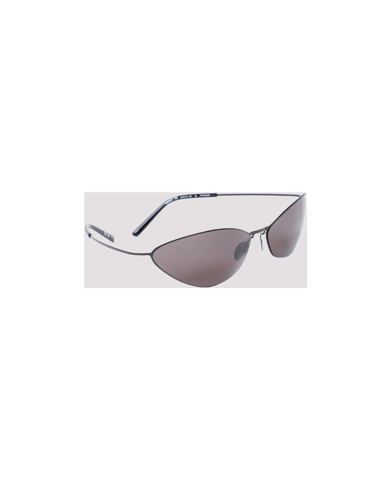 Balenciaga Malibu Round Sunglasses - Black