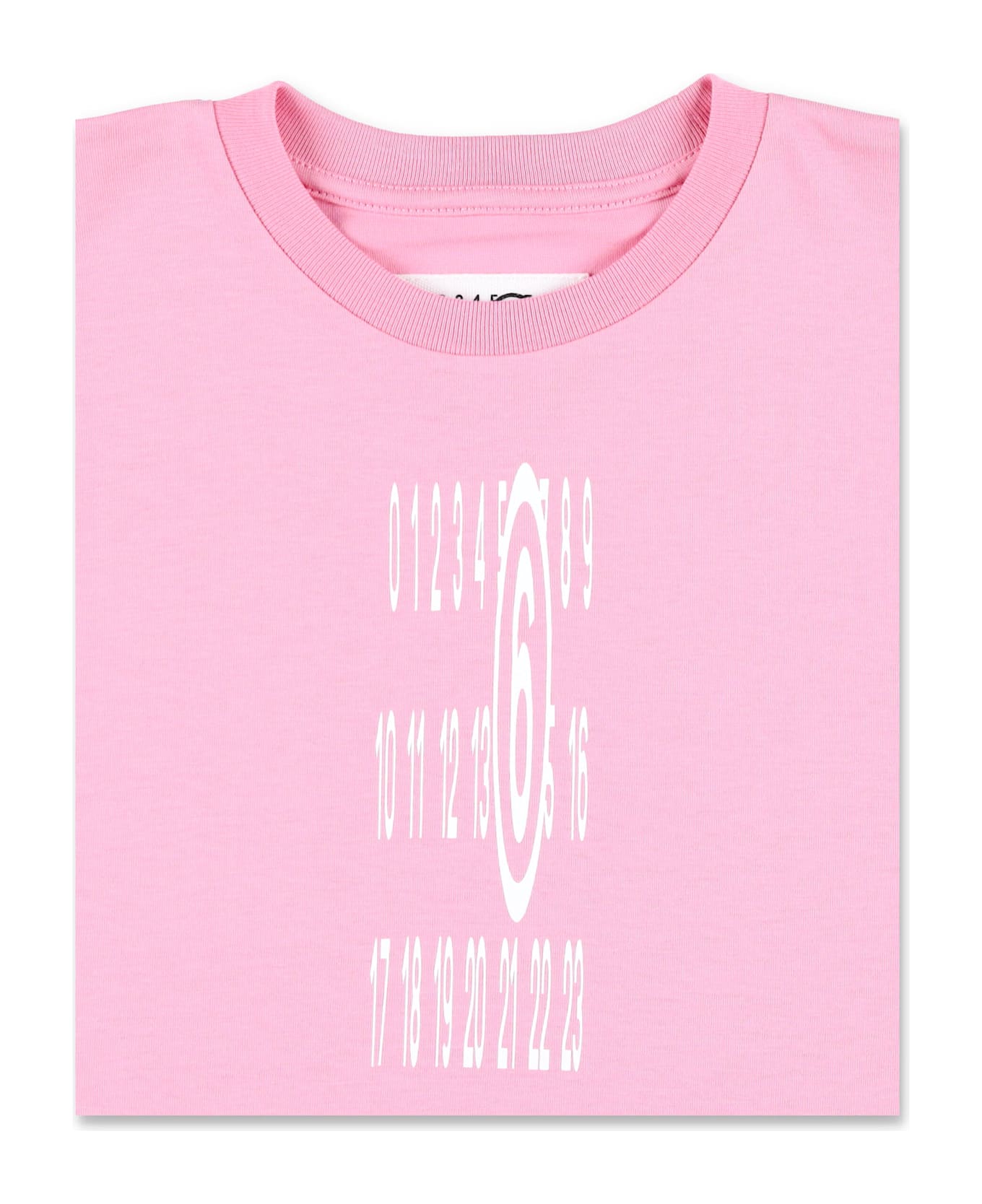 MM6 Maison Margiela Kid - Numeric T-shirt - PINK