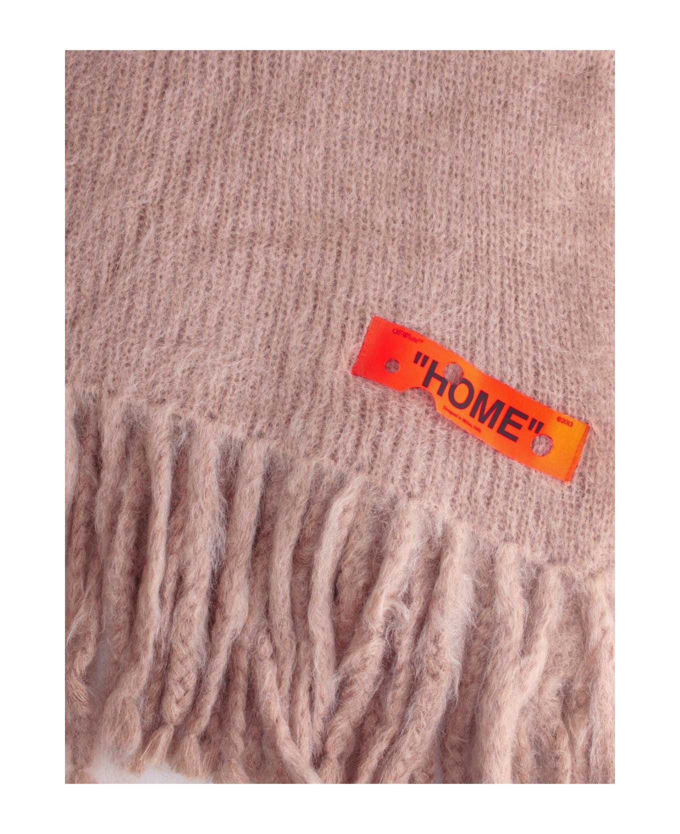 Off-White Logo Patch Blanket - Cammello