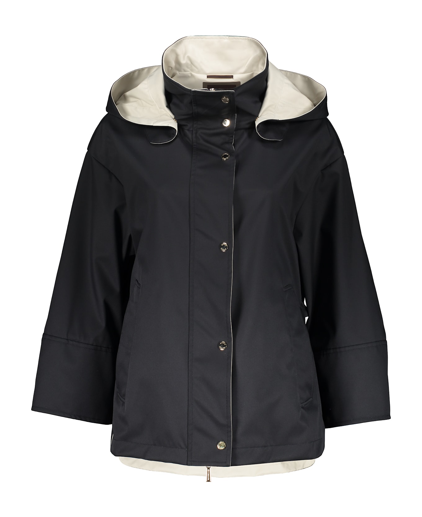 Moorer Technical Fabric Waterproof Jacket - blue