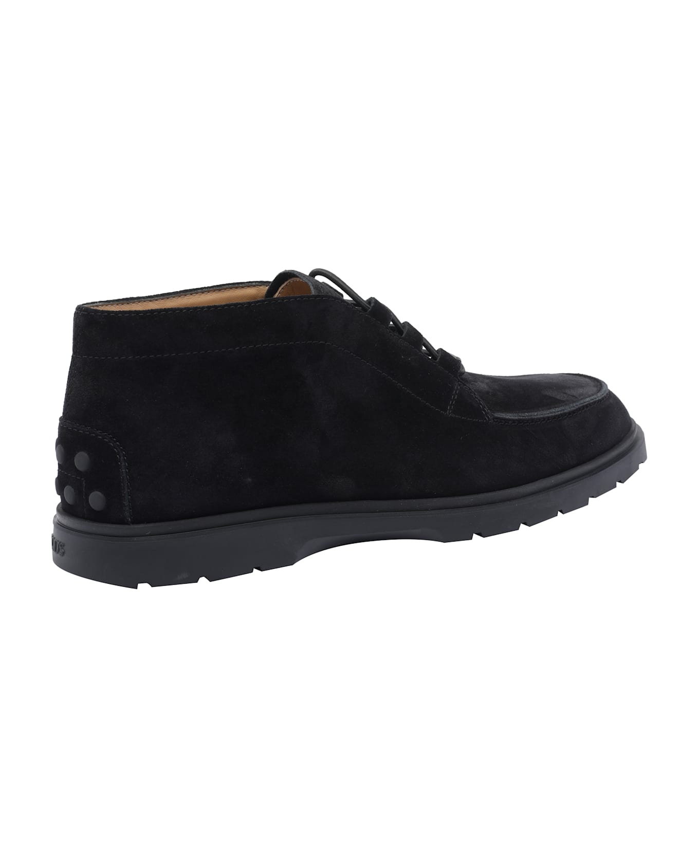 Tod's Desert Boots In Suede - Black