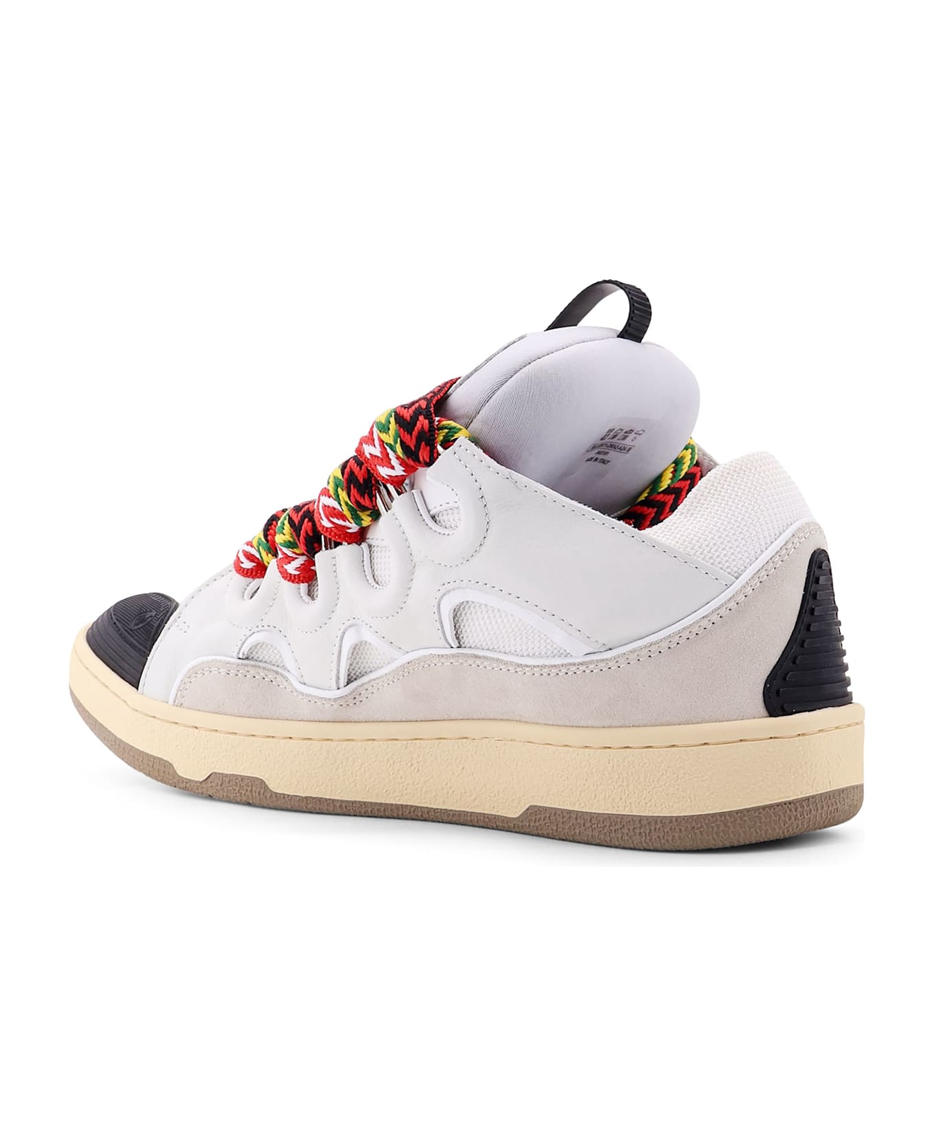 Lanvin Curb Sneakers - white