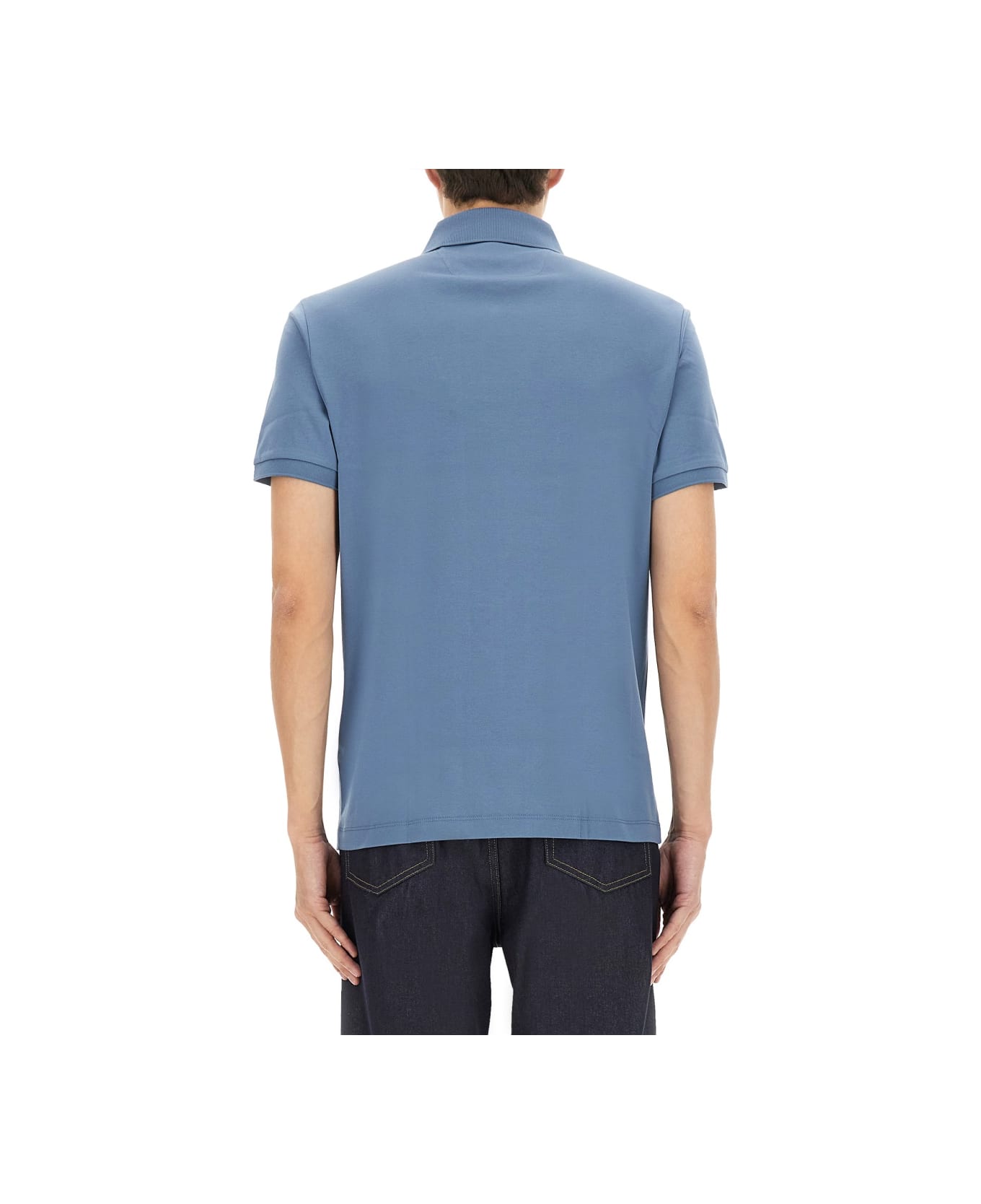Hugo Boss Cotton Polo - BLUE