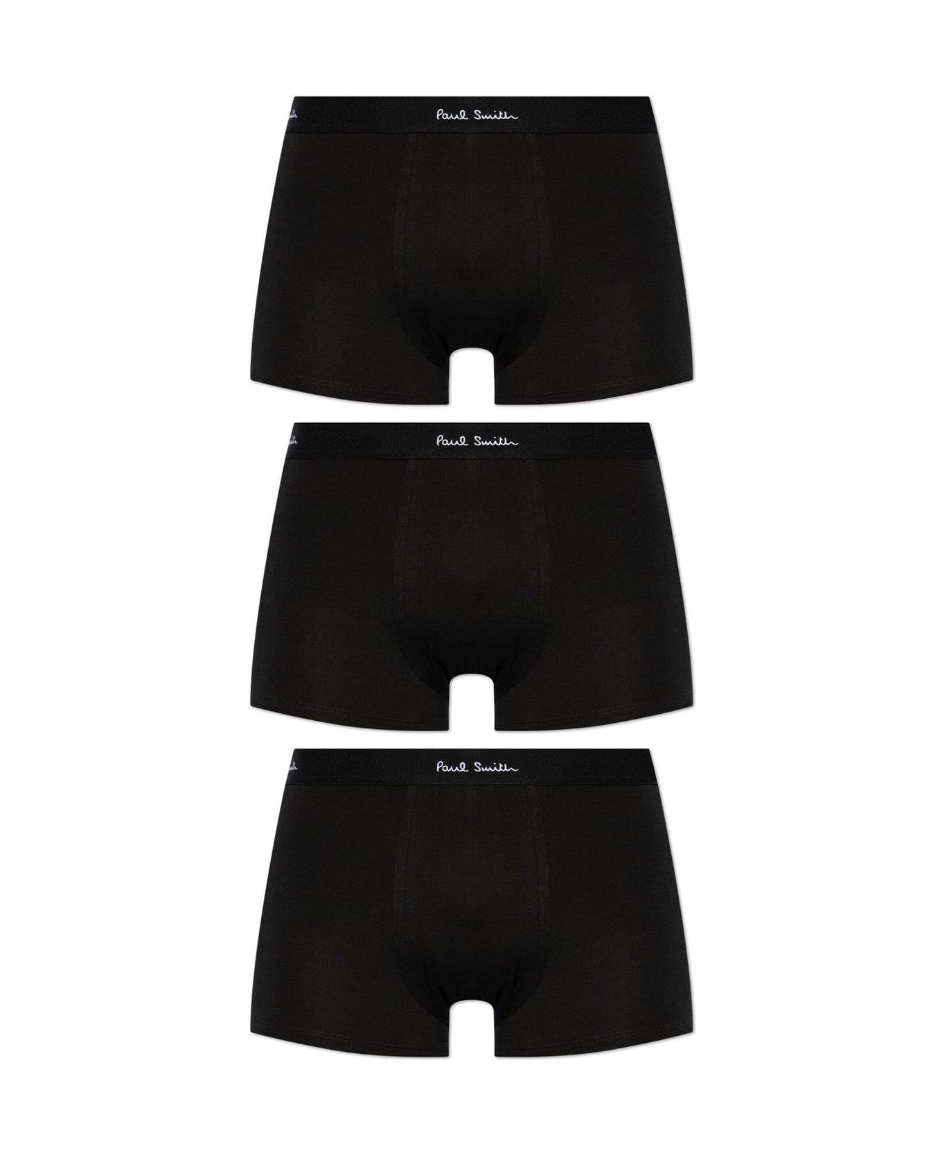Paul Smith Three Pack Boxers - Black