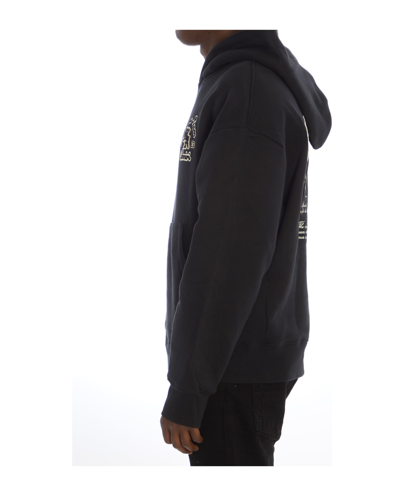 AMIRI Dream Team Oversized Hoodie - BLACK