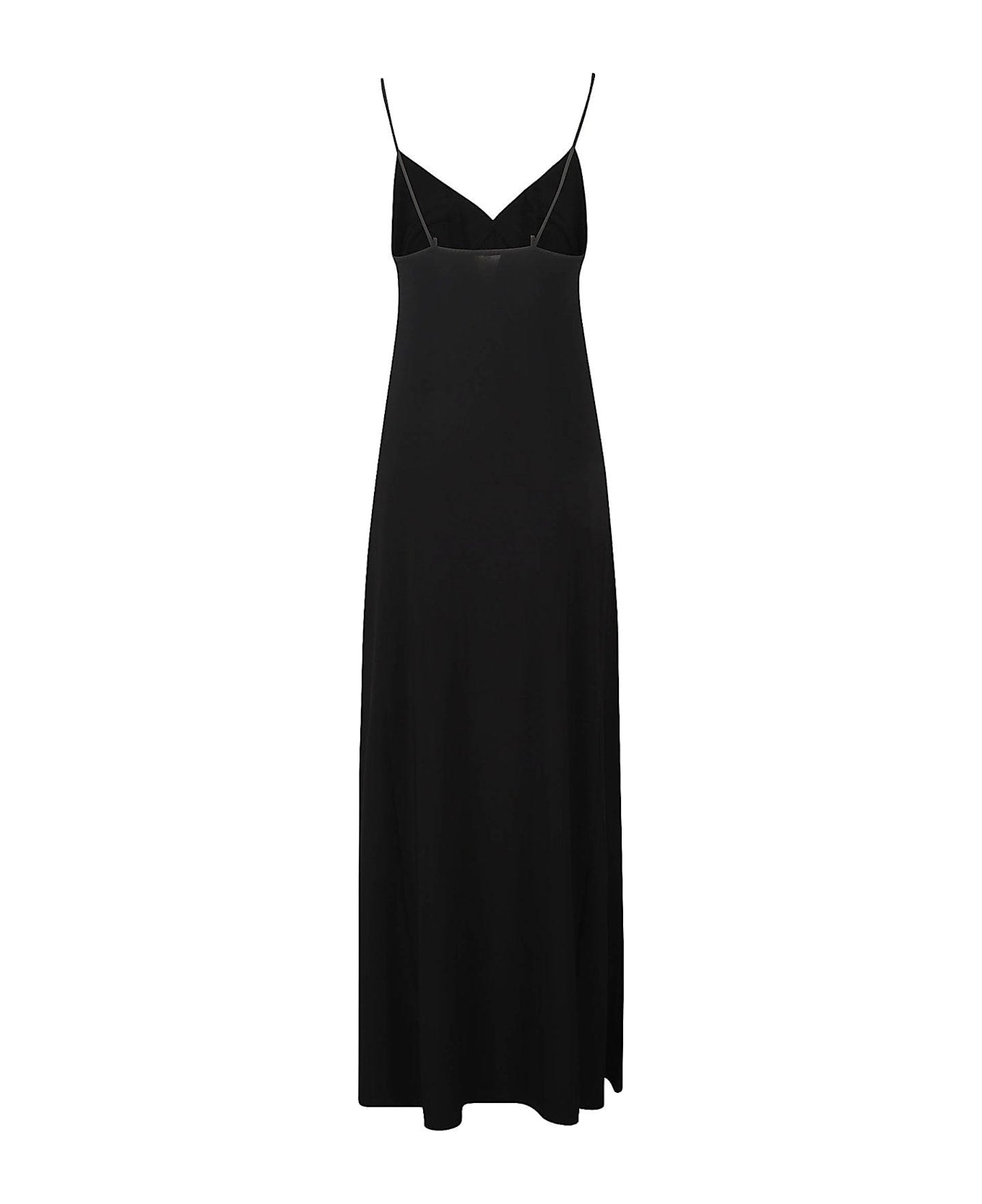 Norma Kamali Spaghetti Strap Maxi Dress - Black