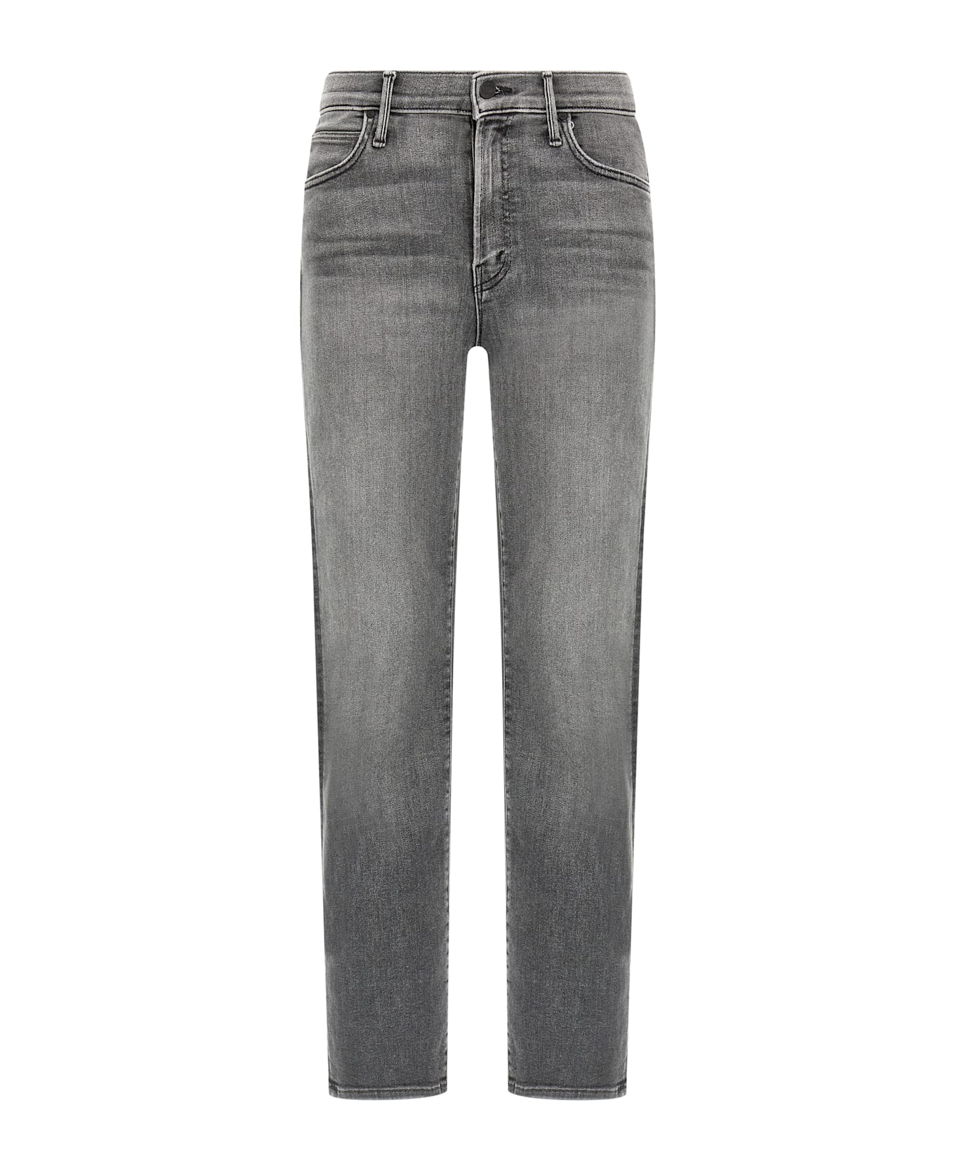 Mother 
the Pixie Mid Rise Dazzler Ankle
 Jeans - Gray