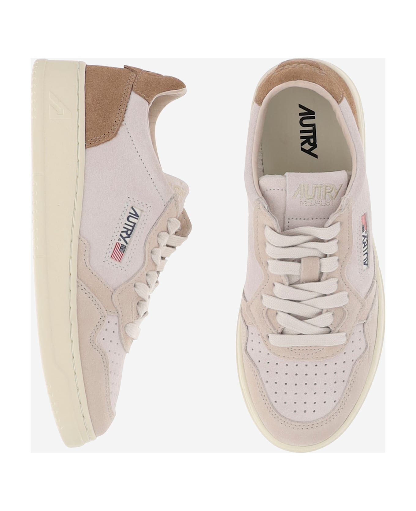 Autry Low Medalist Sneakers - Red