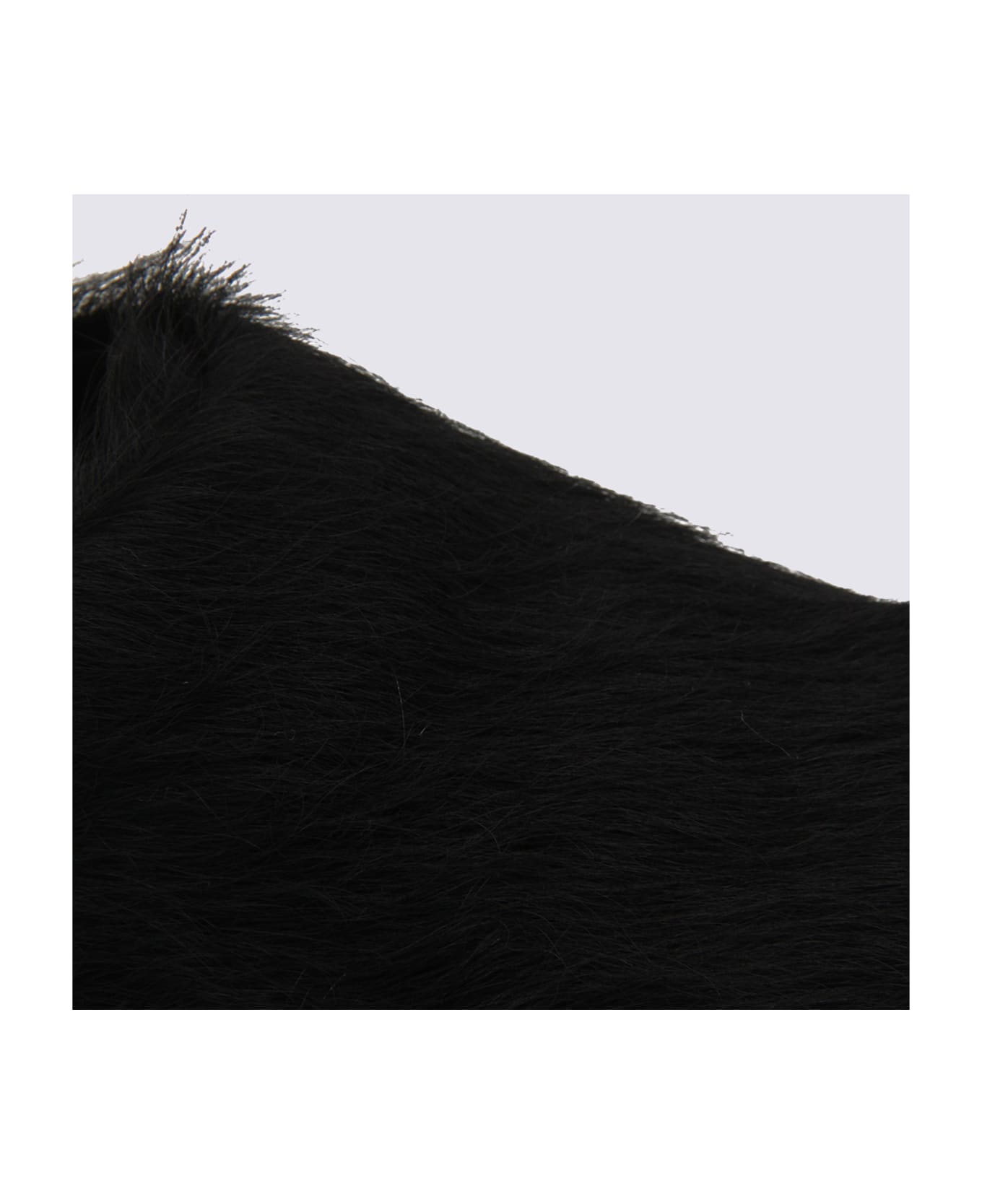 Marni Black Leather Flats - Black