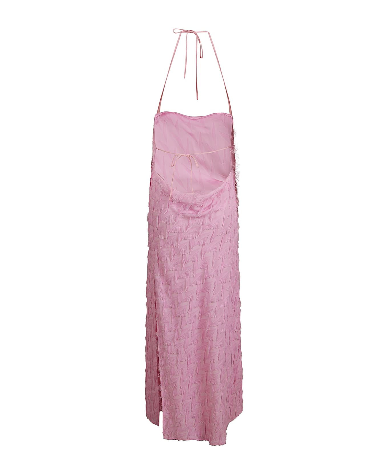 MSGM Fringed Sleeveless Dress - Pink ワンピース＆ドレス