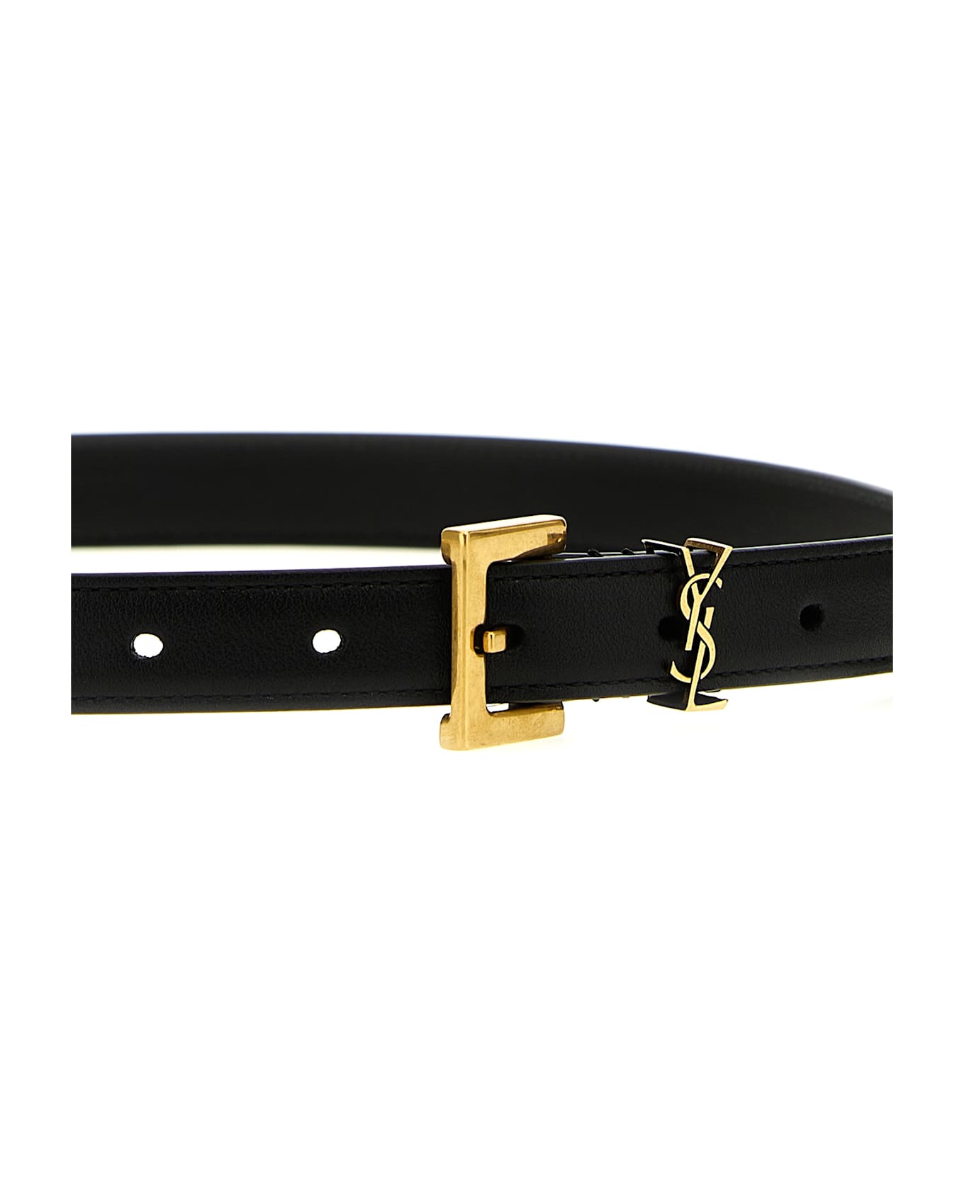 Saint Laurent 'cassandre' Belt - Black  