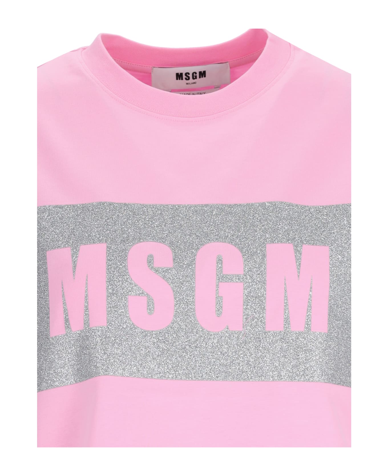 MSGM Printed T-shirt - Pink