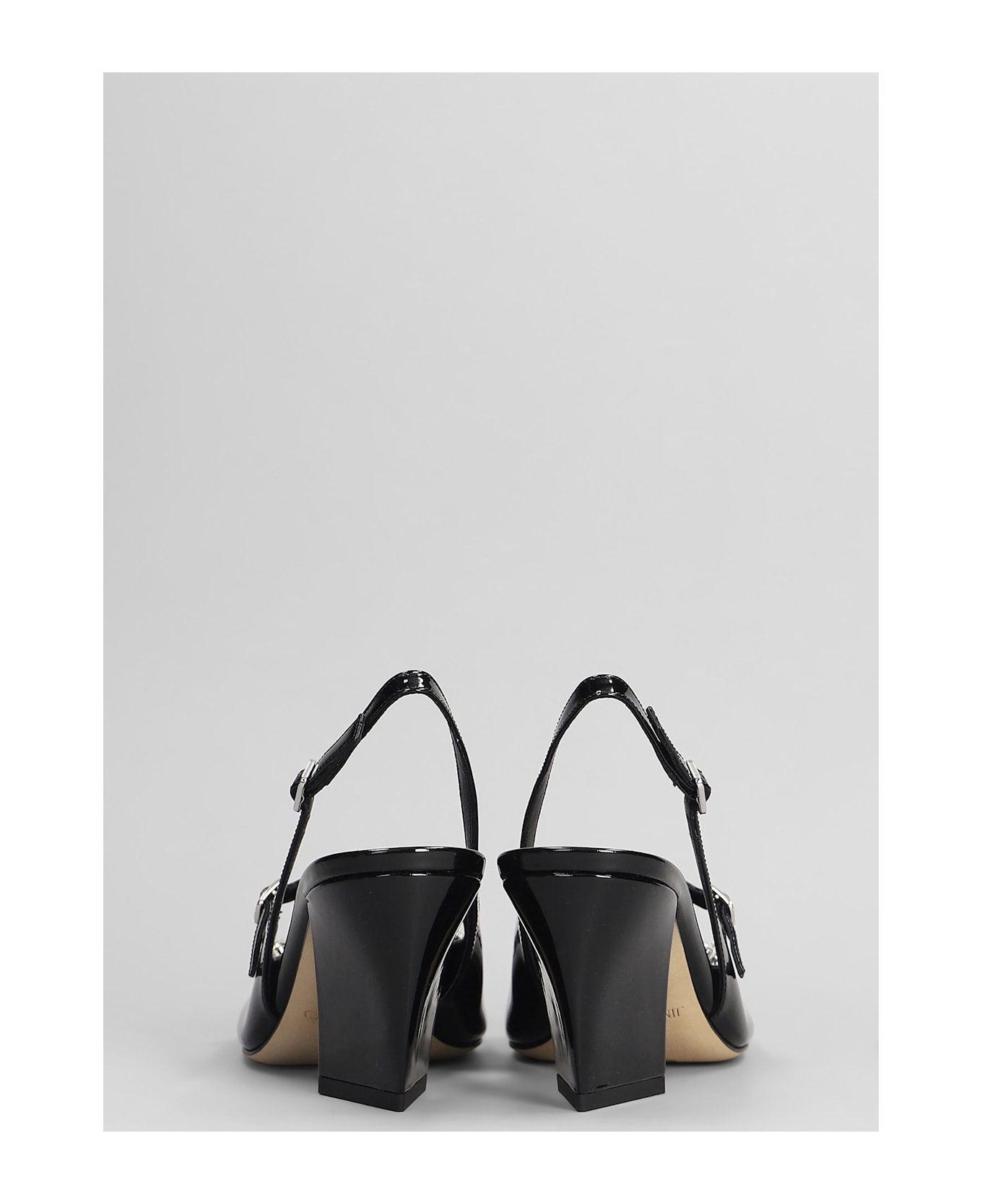 Jimmy Choo Belinda 70 Pumps In Black Patent Leather - black