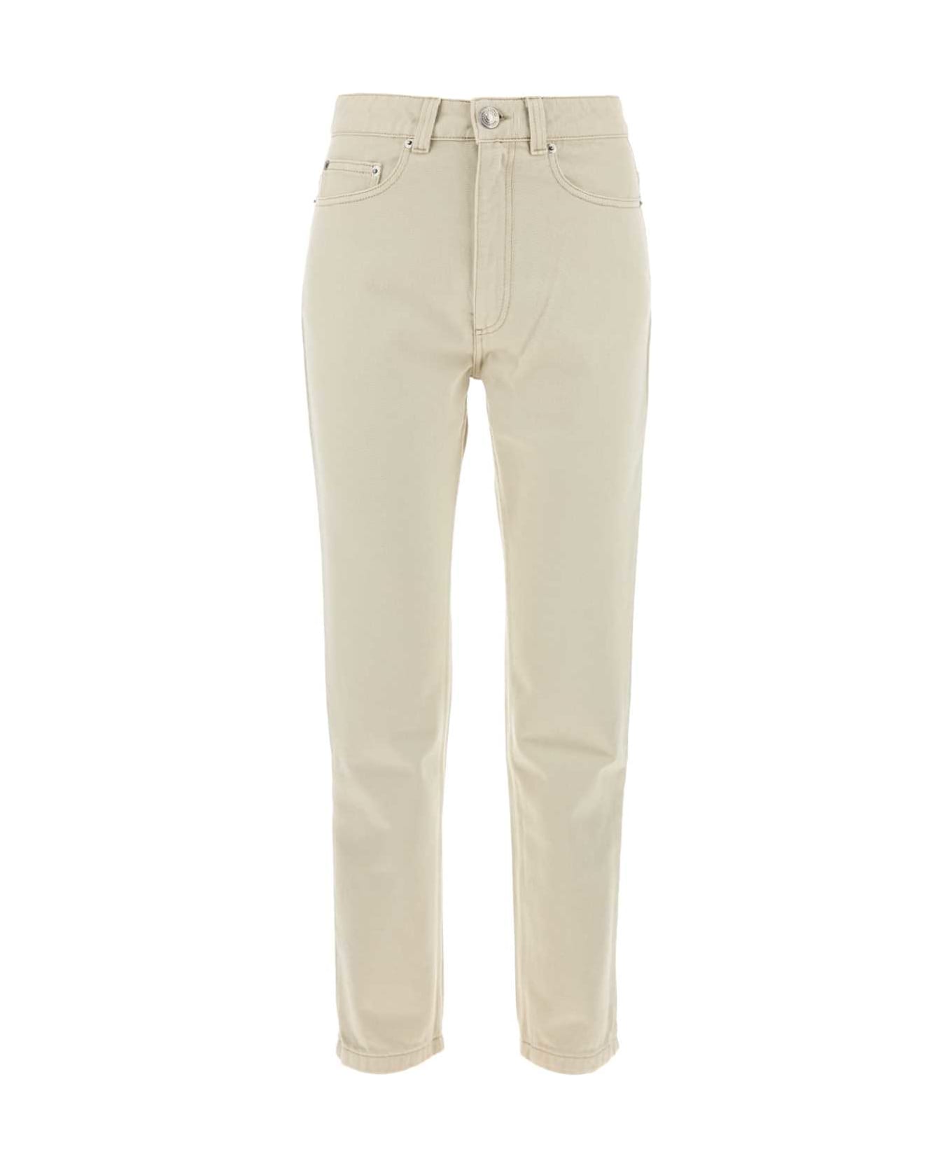 Ami Alexandre Mattiussi Ivory Denim Jeans - OFFWHITE