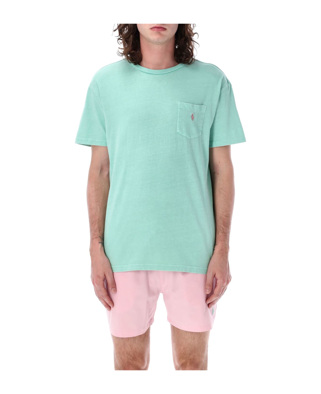 Polo Ralph Lauren Washed Pocket Tee - MINT