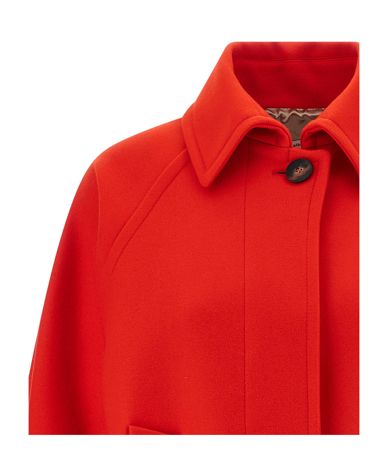 Alberto Biani Caban Coat - Red