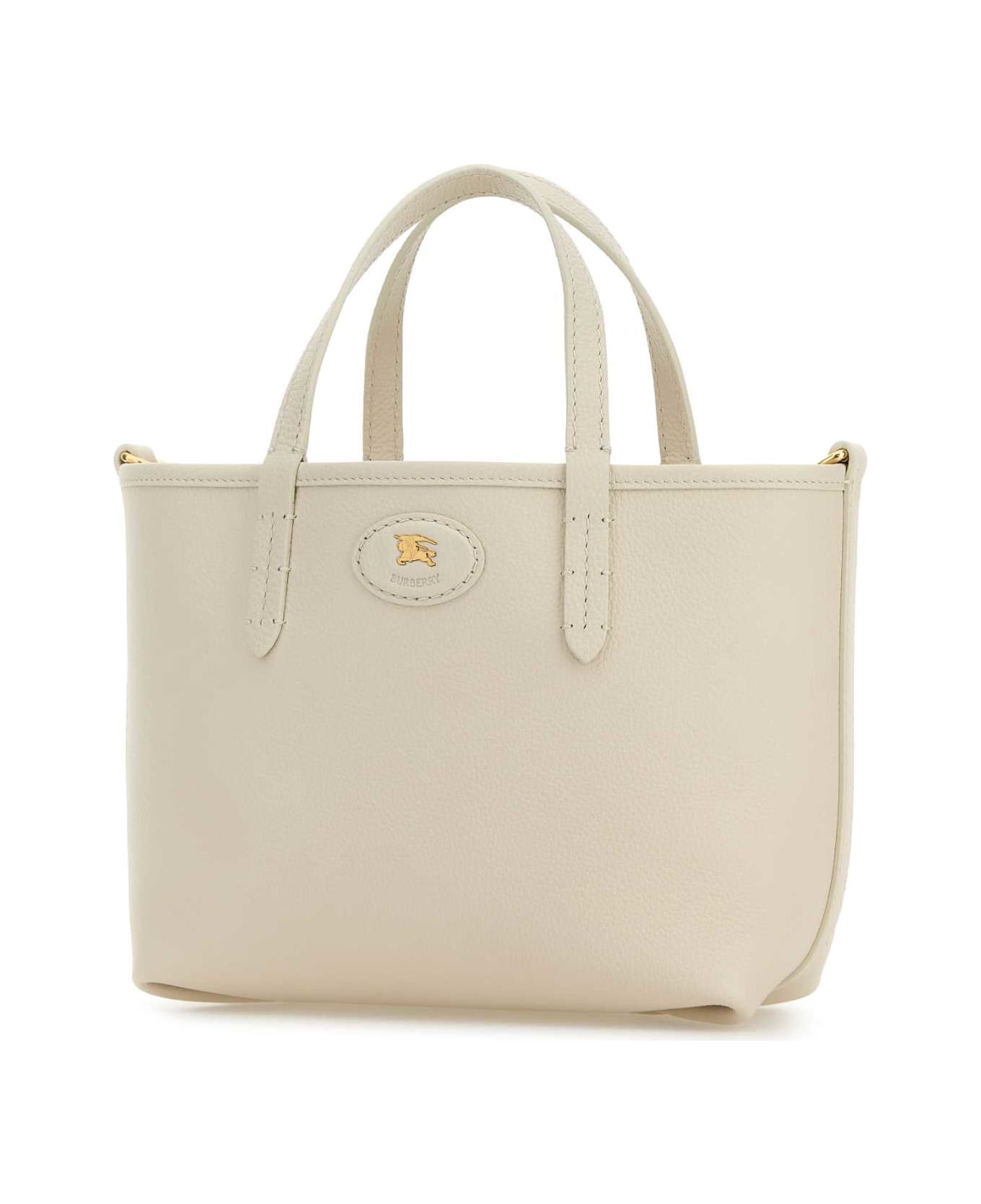 Burberry Ivory Mini Bloomsbury Reversible Handbag - SOAPLIGHTBEIGE
