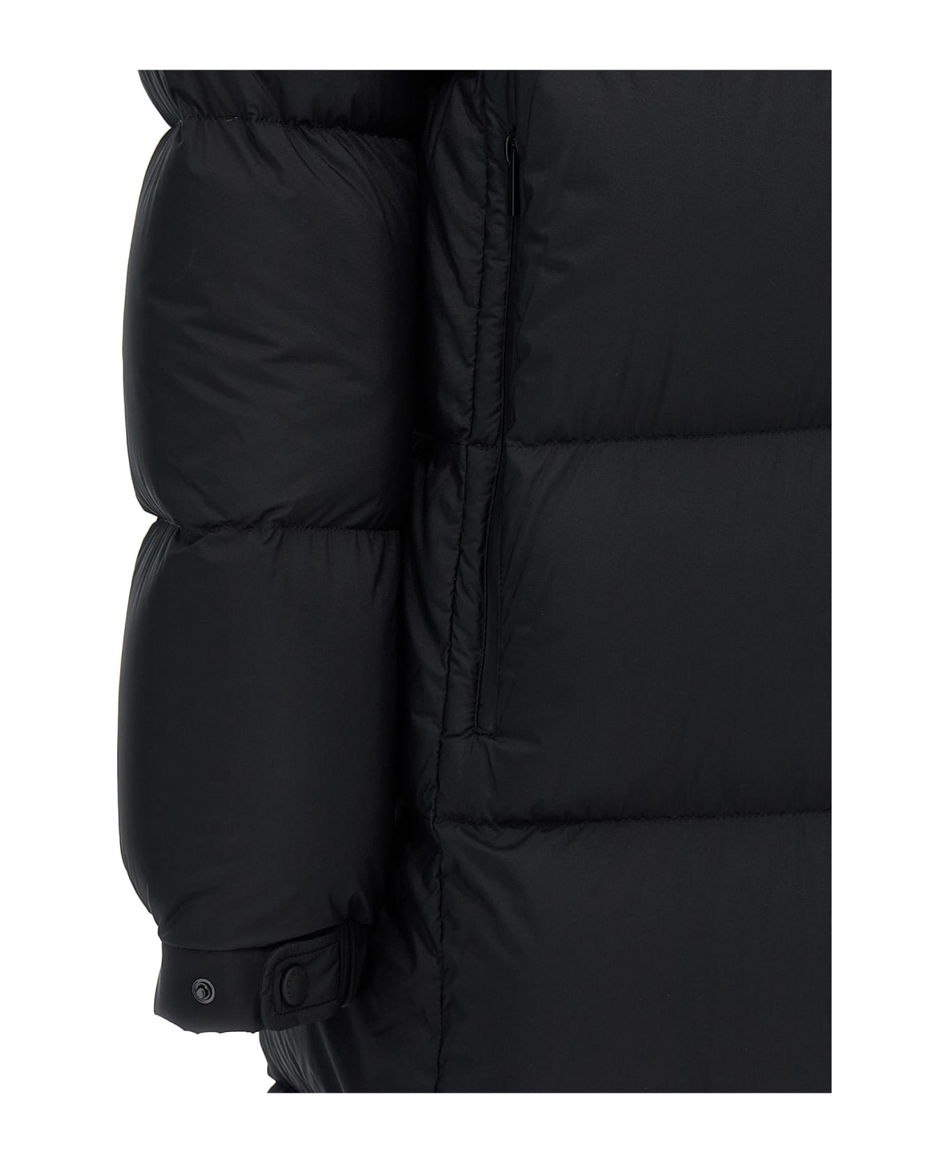 Moncler 'arredoun' Long Down Jacket - Black  